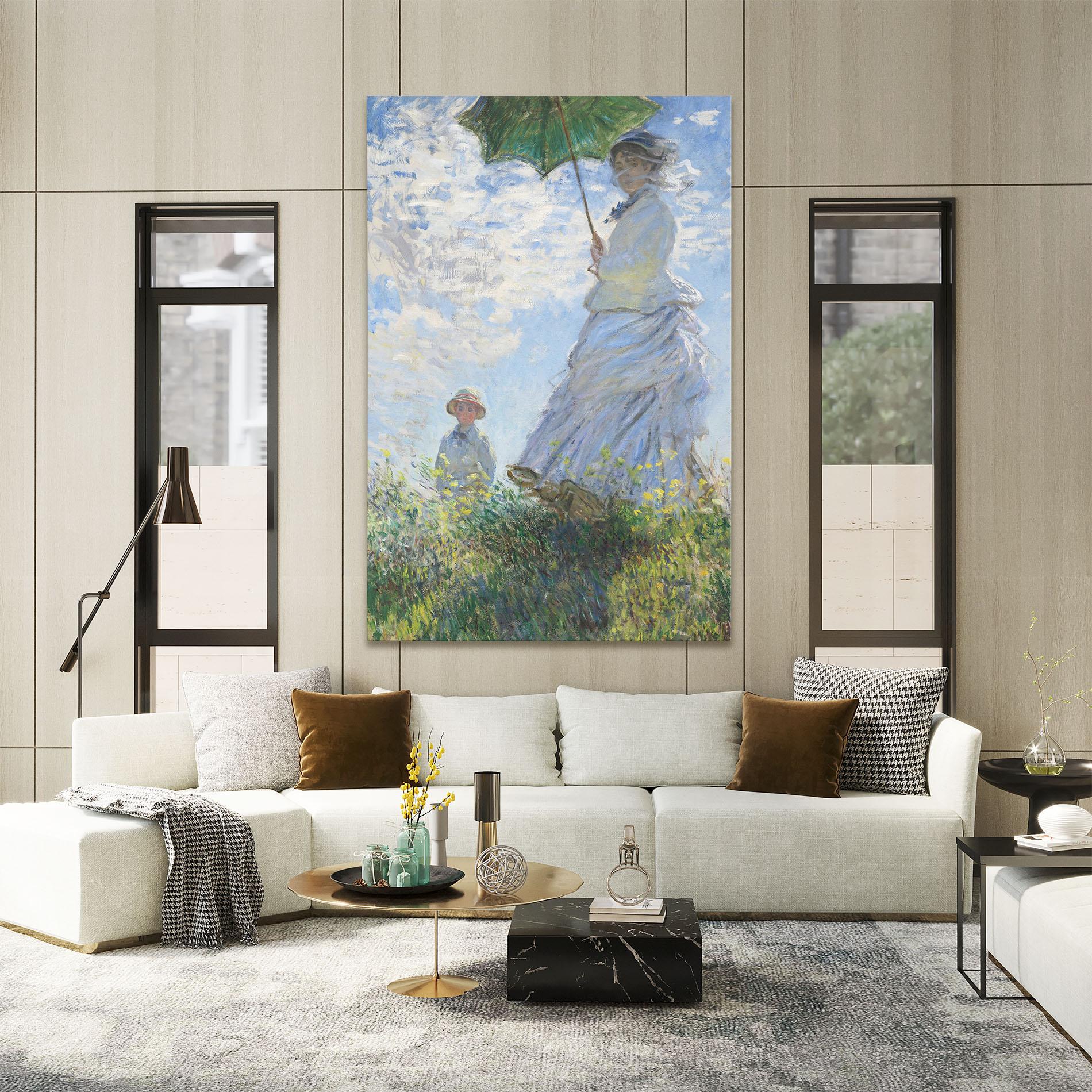 Tablou Canvas Parasol Painting mockup 2