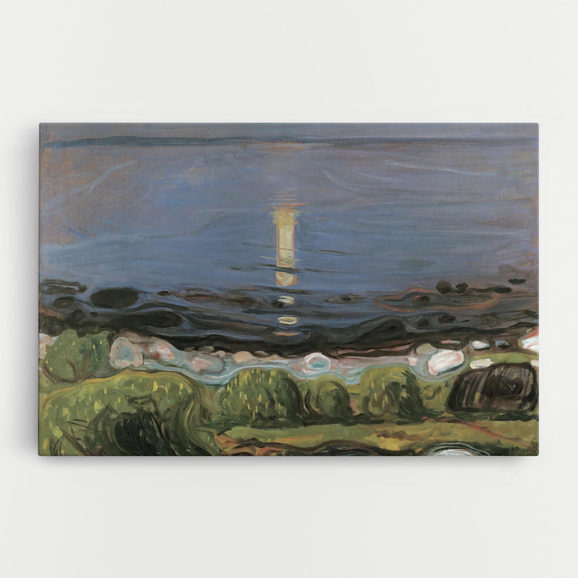 Tablou Canvas Summer Night Beach mockup 0