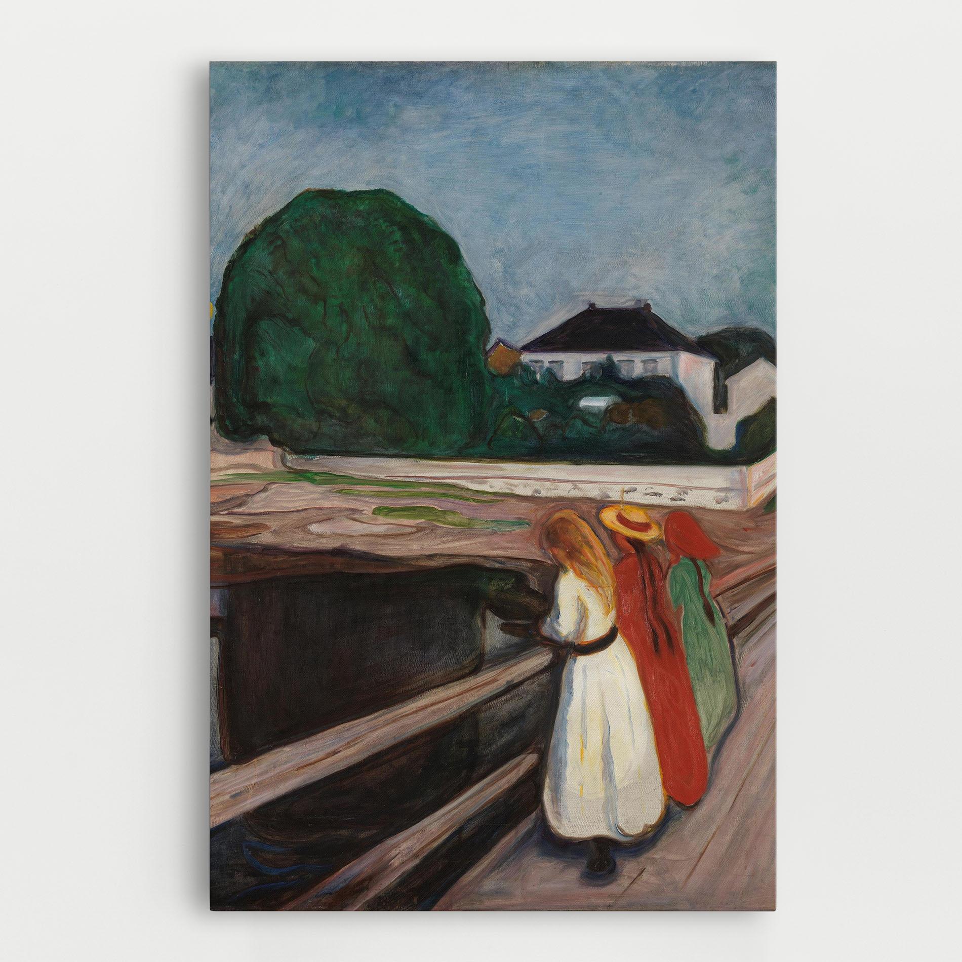 Tablou Canvas Girls On The Bridge mockup 0