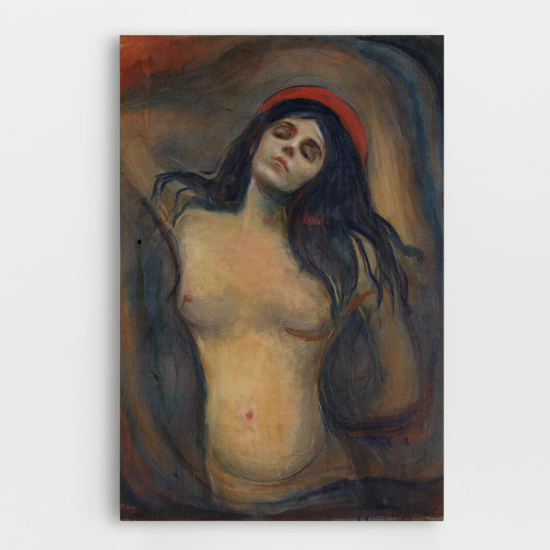 Madonna Oil Painting mockup 0