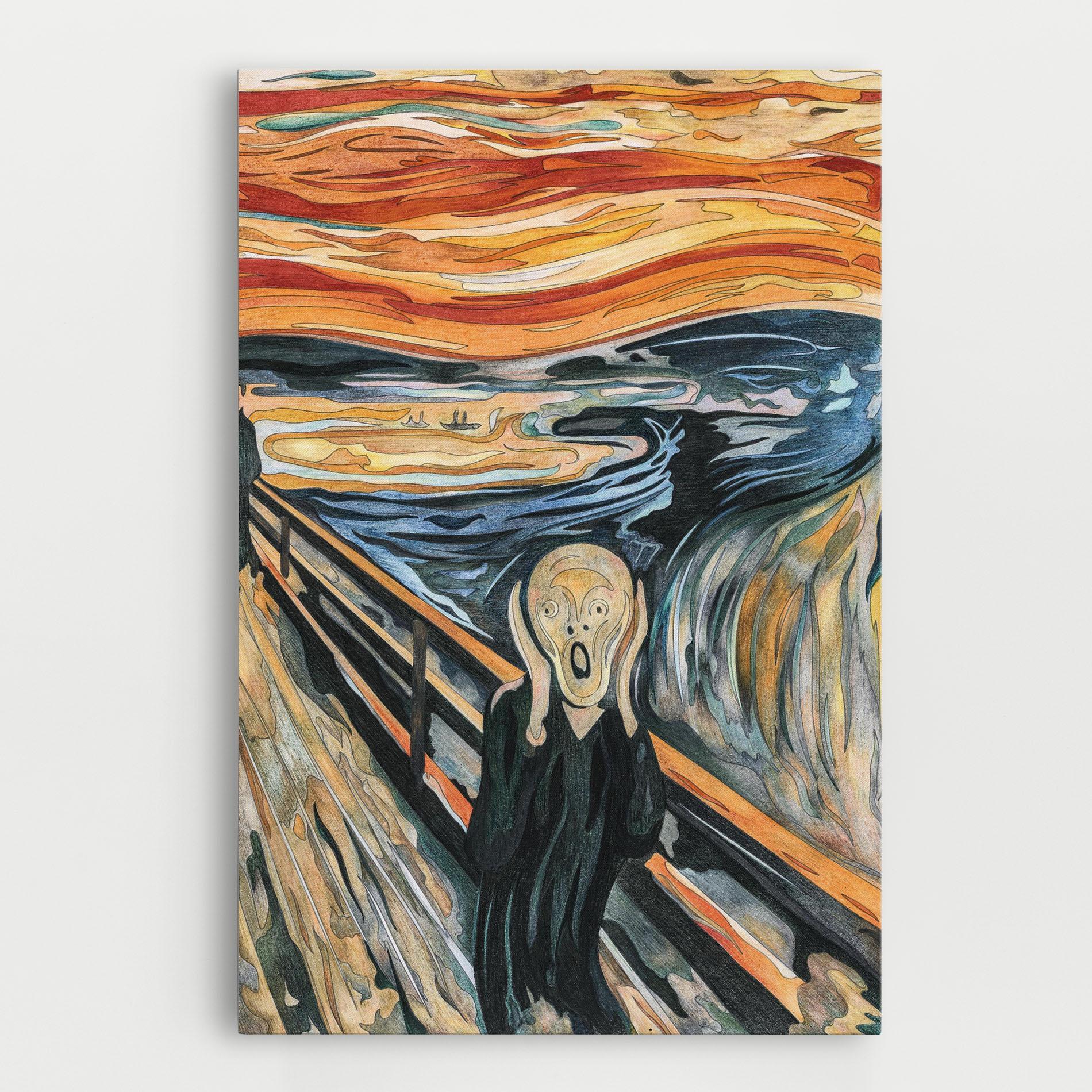 Tablou Canvas The Scream mockup 0