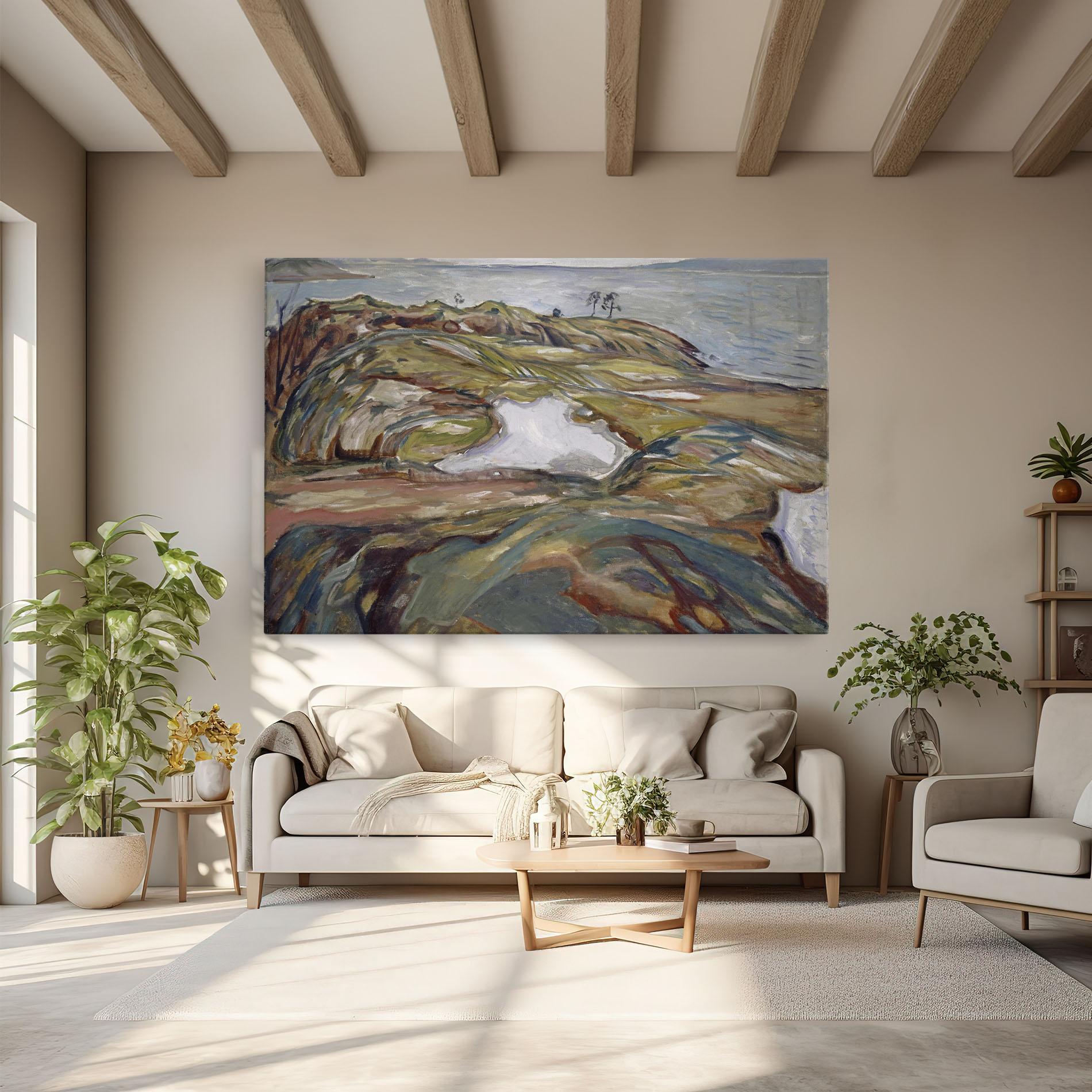 Tablou Canvas Coastal Landscape mockup 6