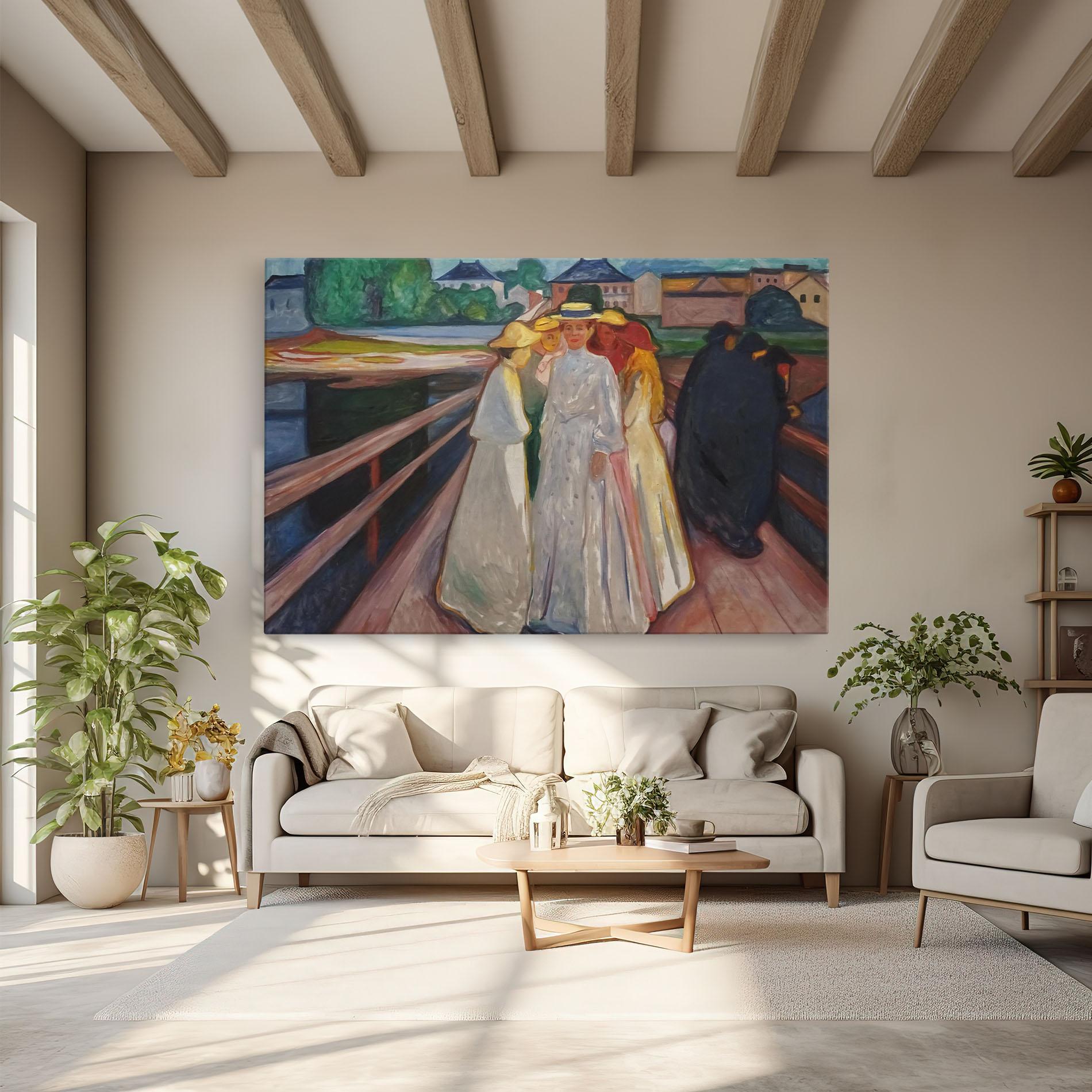 Tablou Canvas Munch Art mockup 6