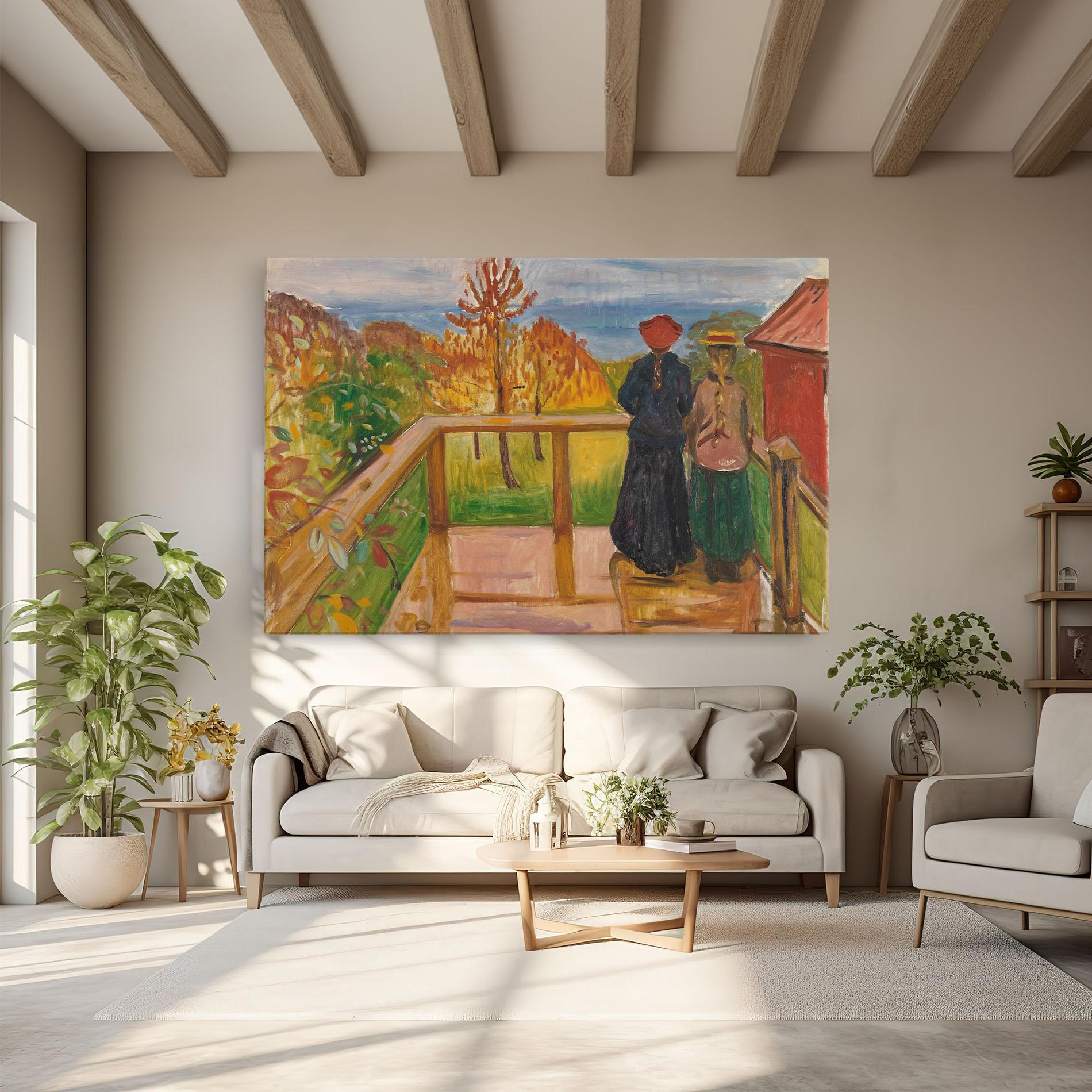 Tablou Canvas On The Veranda mockup 6