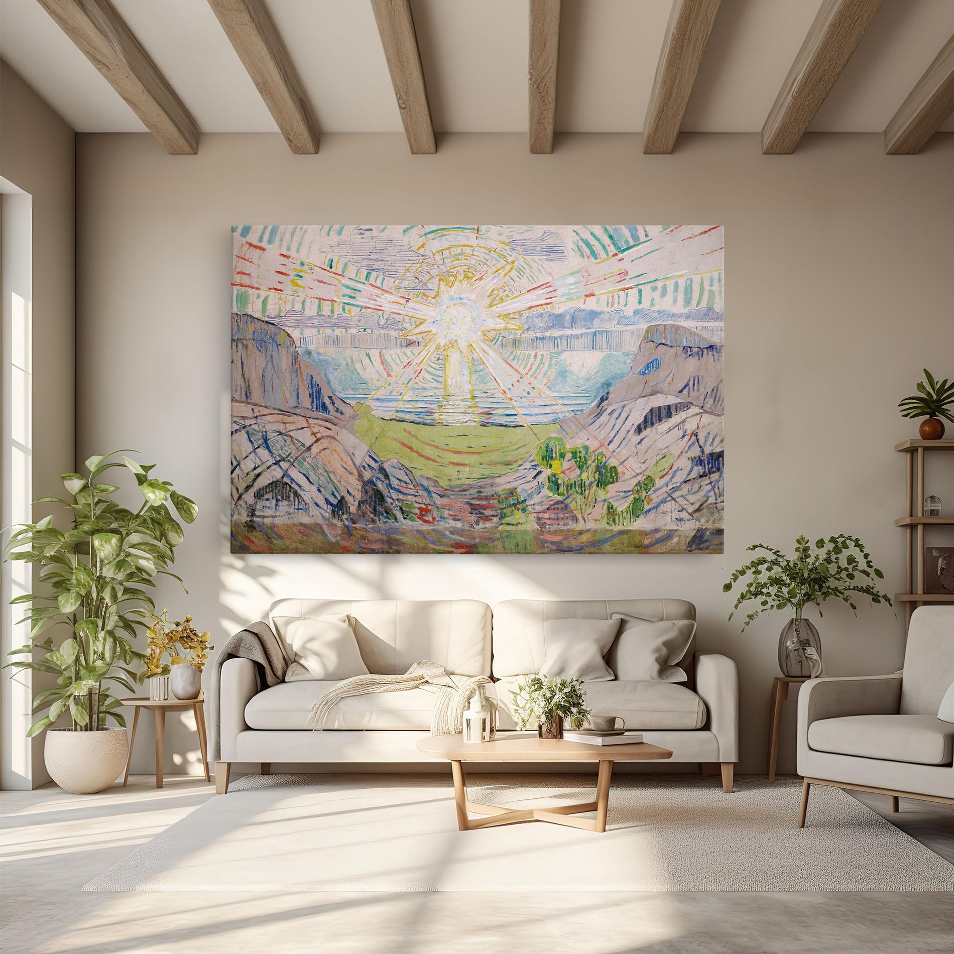 Tablou Canvas The Sun Art mockup 6