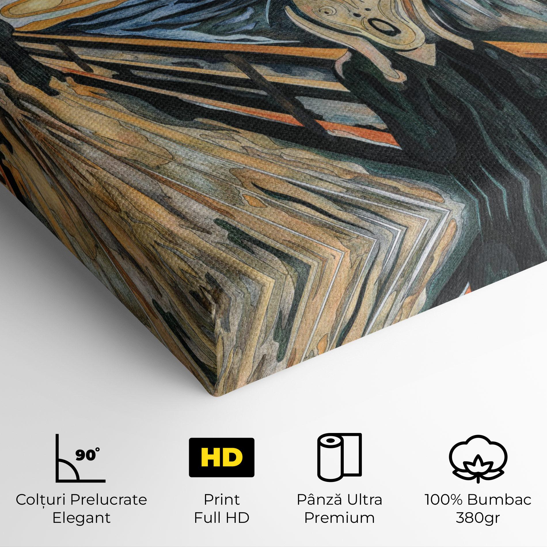Tablou Canvas The Scream mockup 4