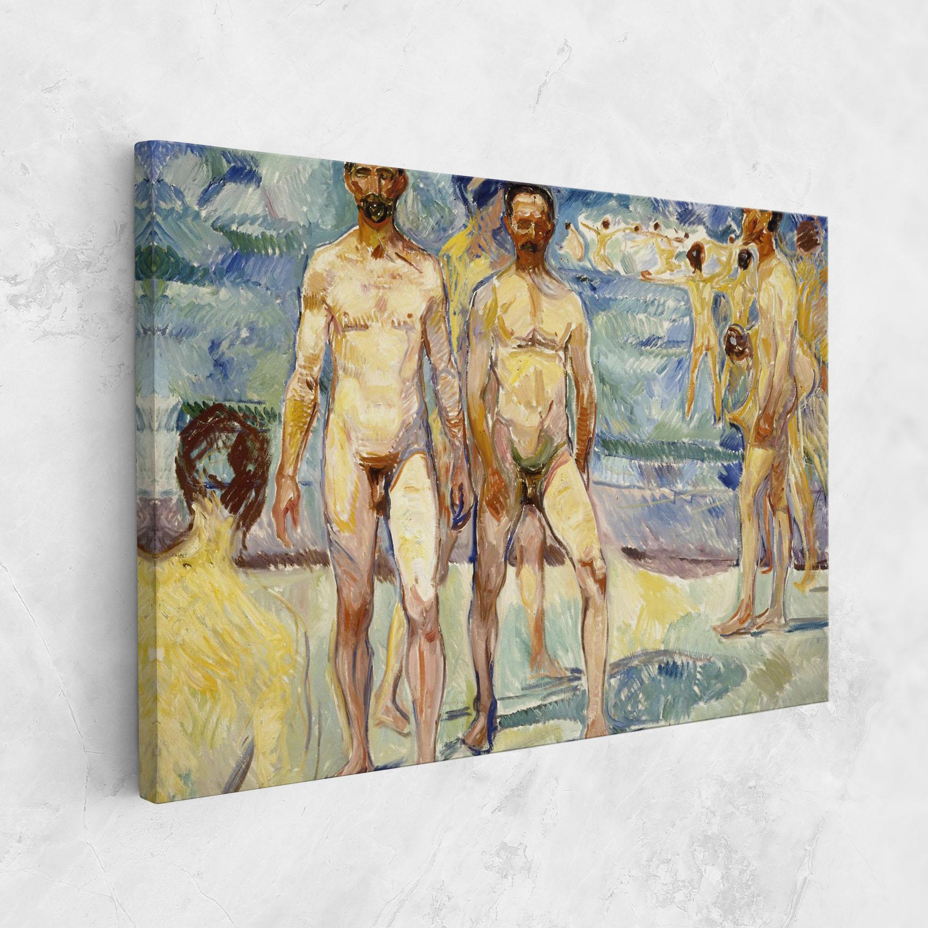 Tablou Canvas Bathing Men mockup 1