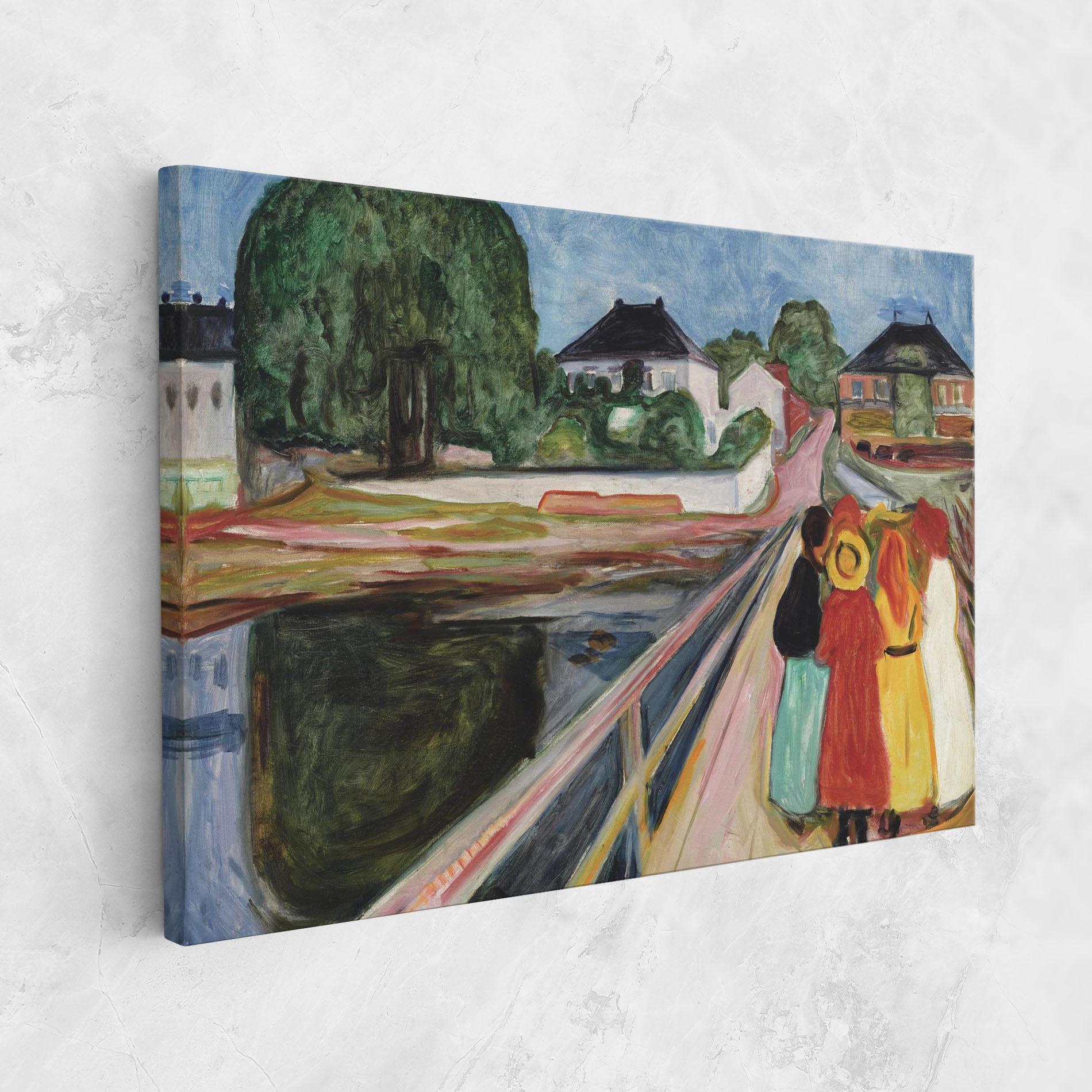 Tablou Canvas Pikene Pa Broen mockup 1