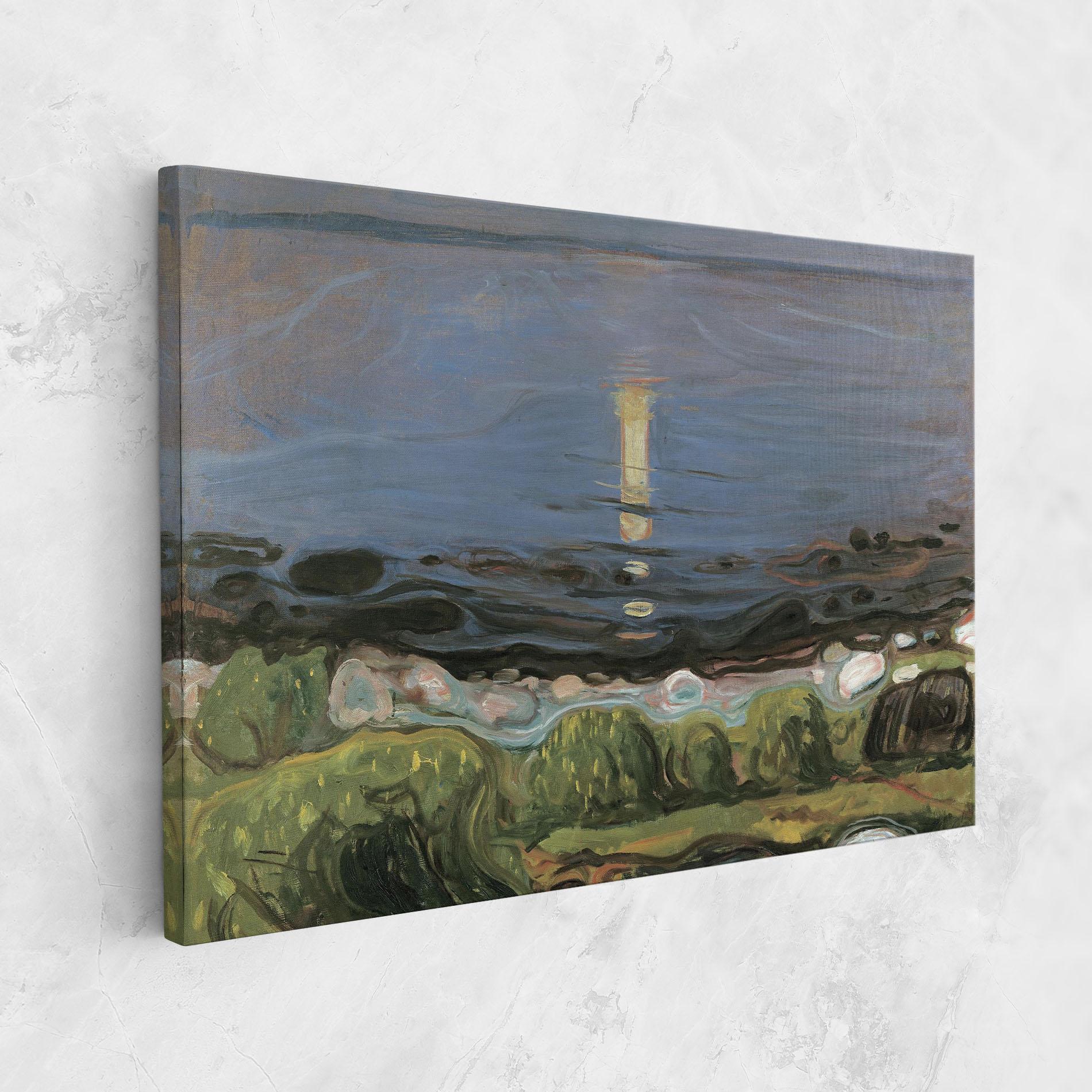 Tablou Canvas Summer Night Beach mockup 1