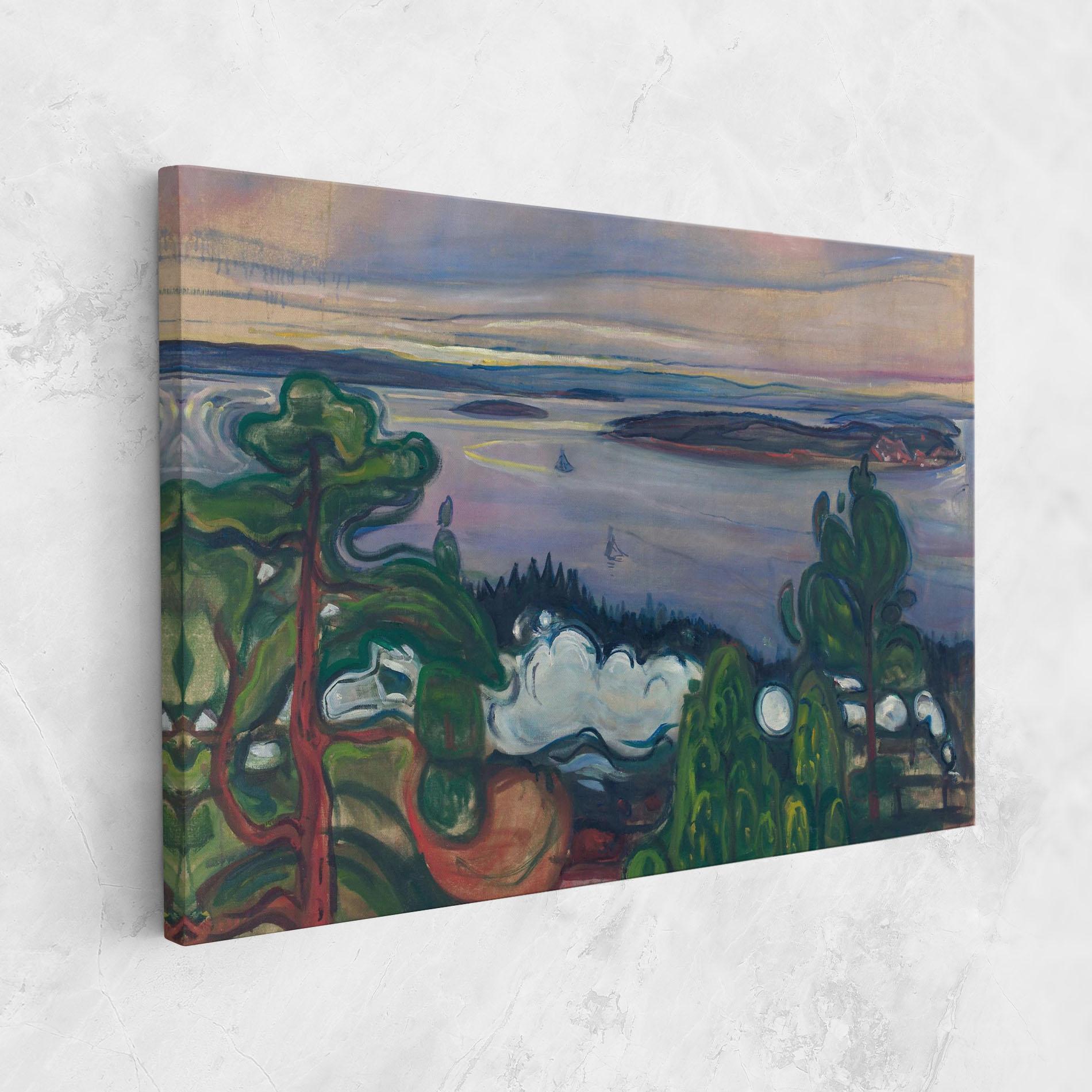 Tablou Canvas Train Smoke mockup 1