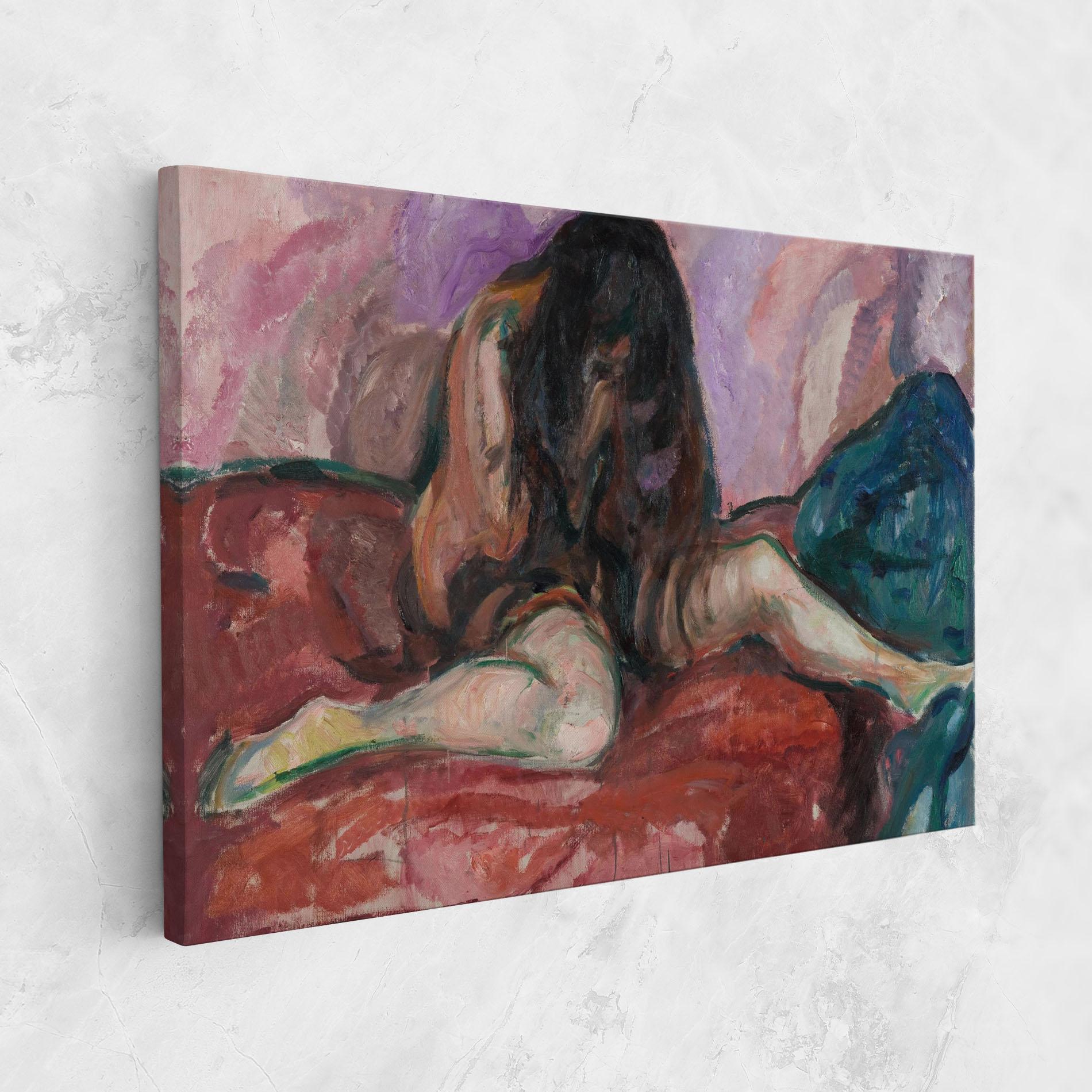 Tablou Canvas Weeping Nude mockup 1