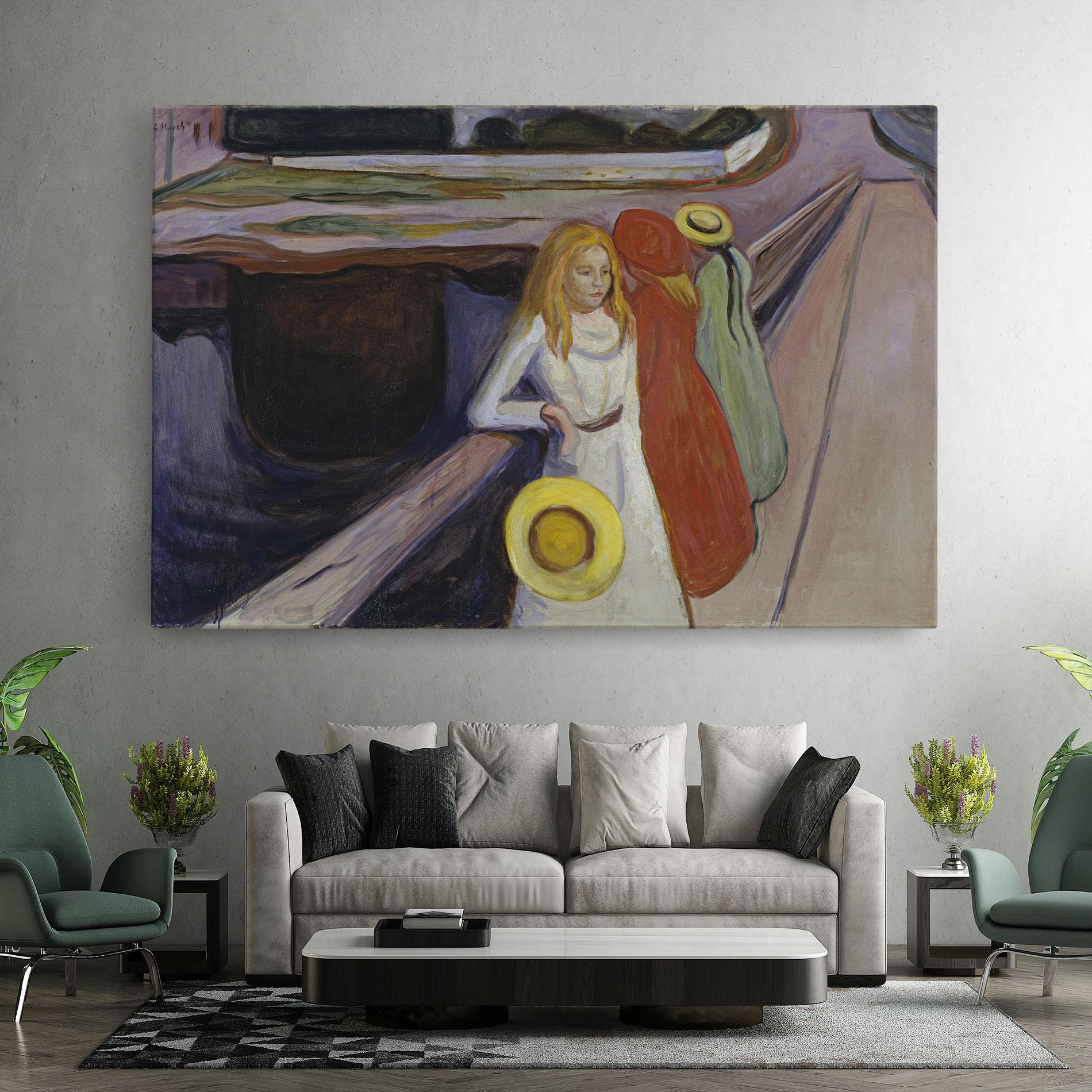 Tablou Canvas Bridge Girls mockup 7