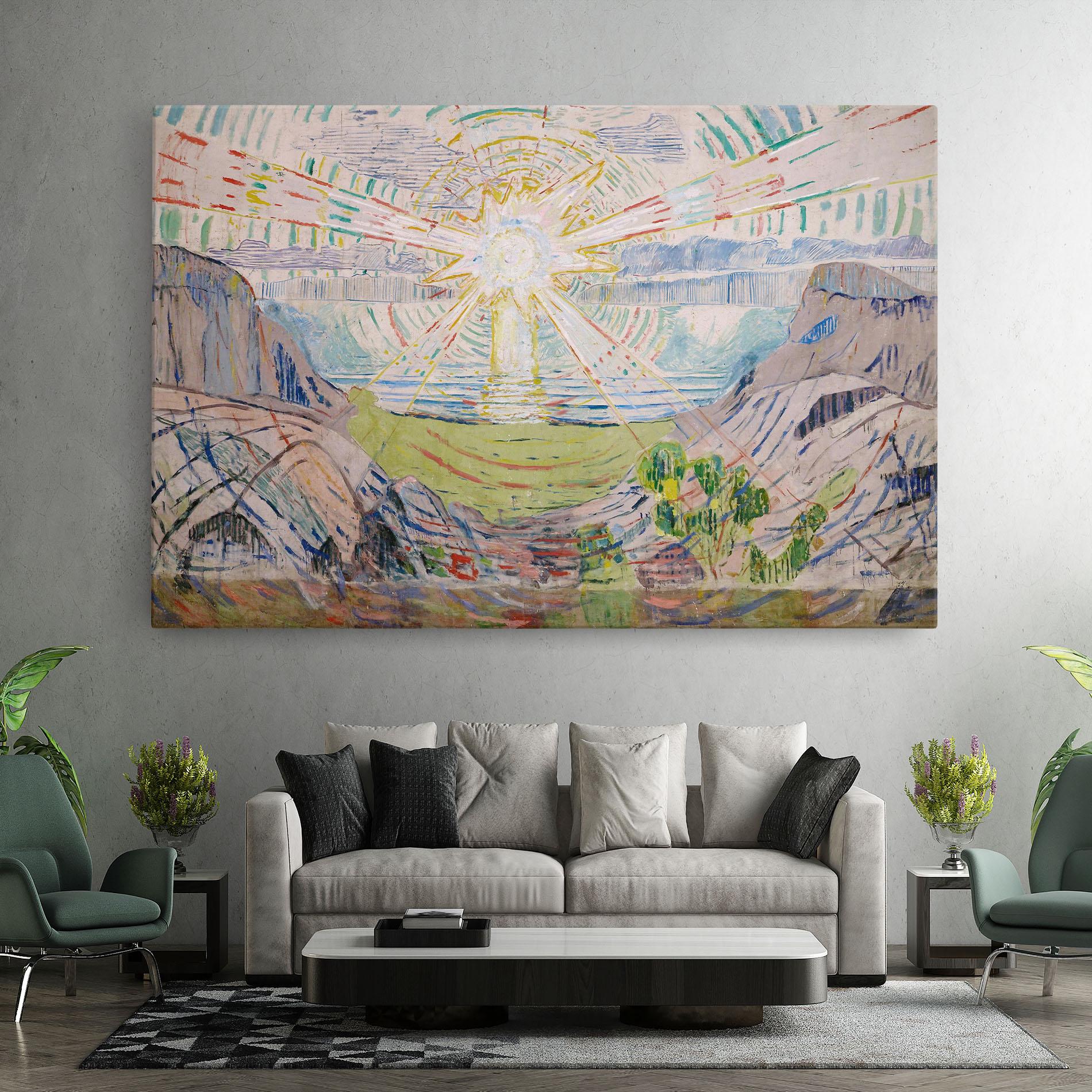 Tablou Canvas The Sun Art mockup 7