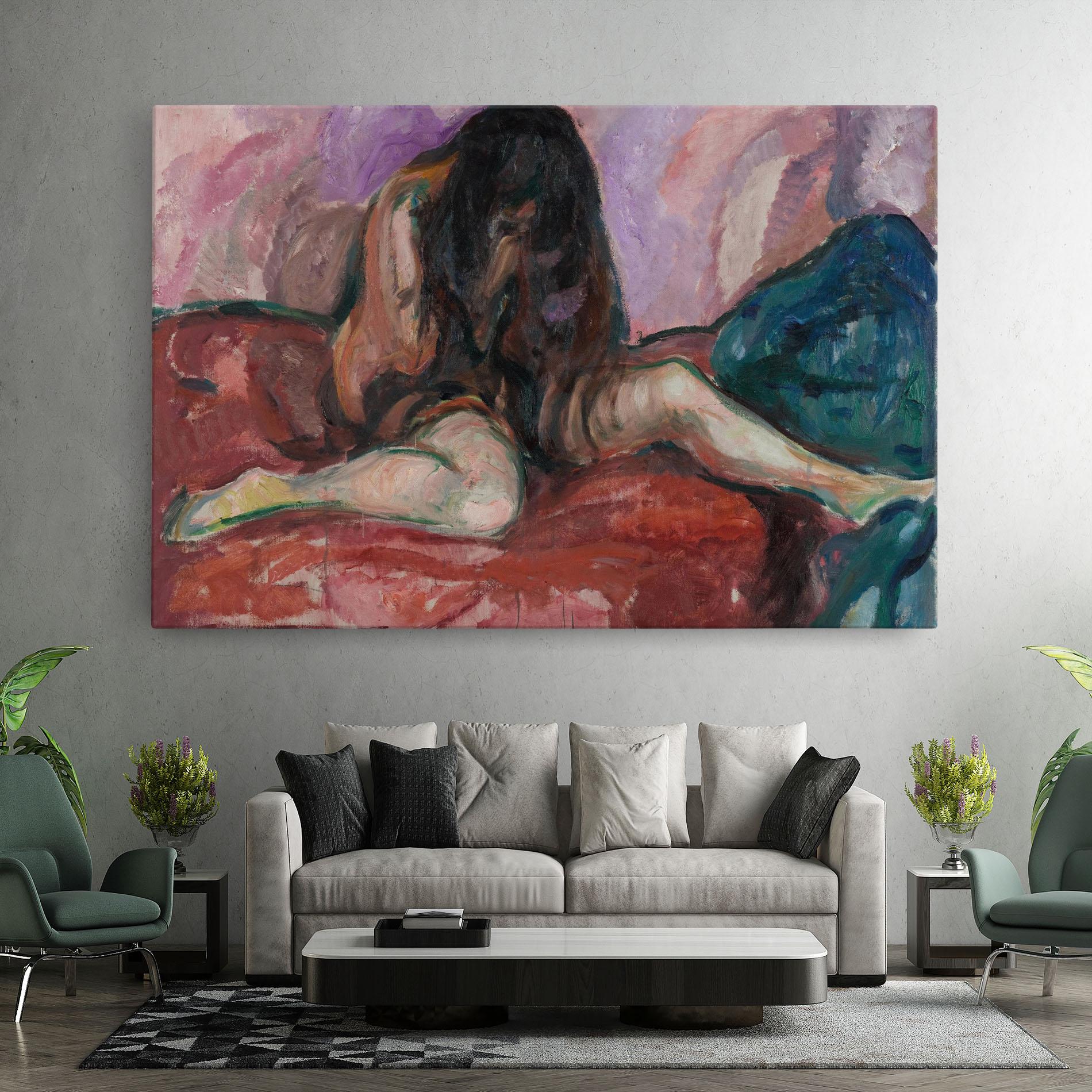 Tablou Canvas Weeping Nude mockup 7