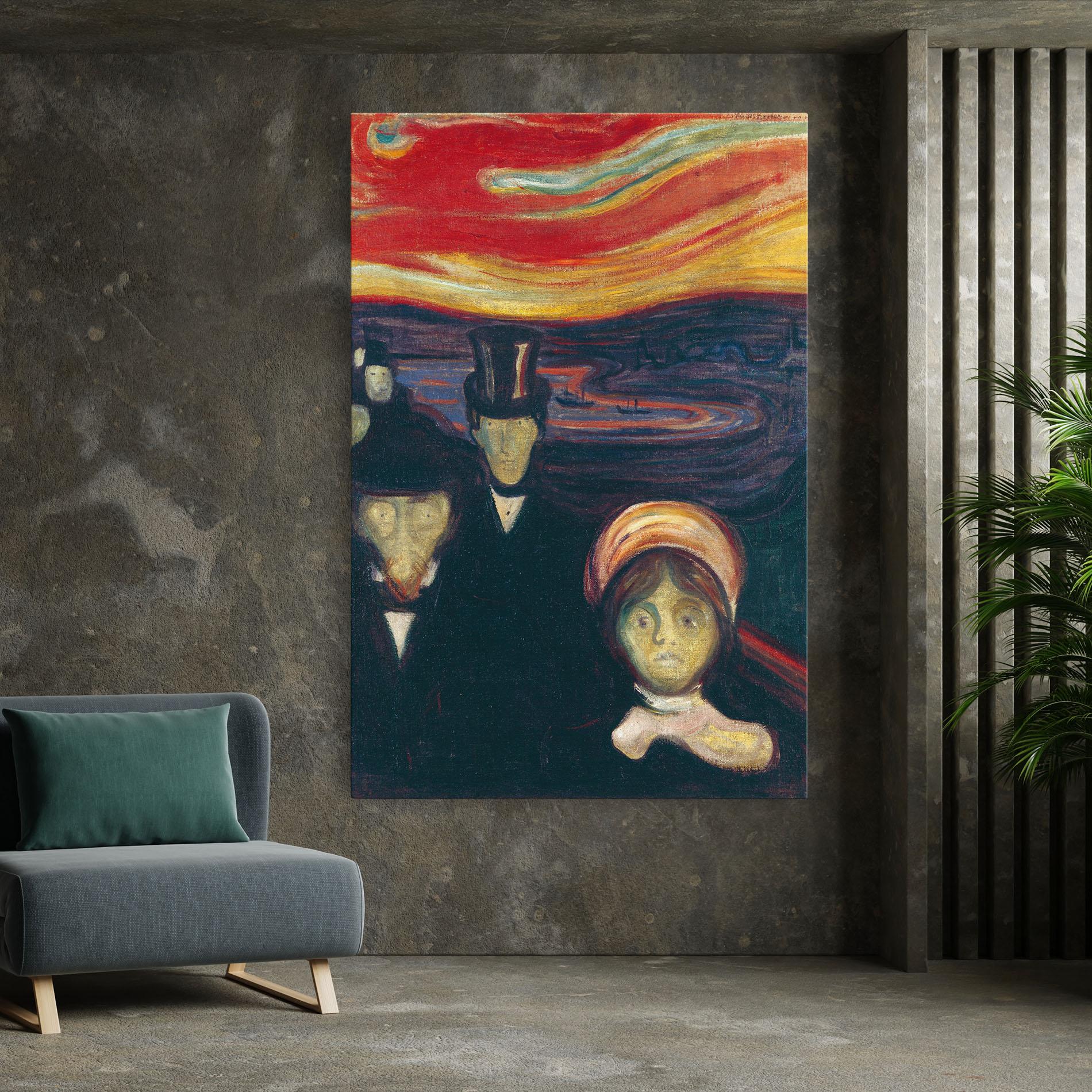 Tablou Canvas Anxiety mockup 7