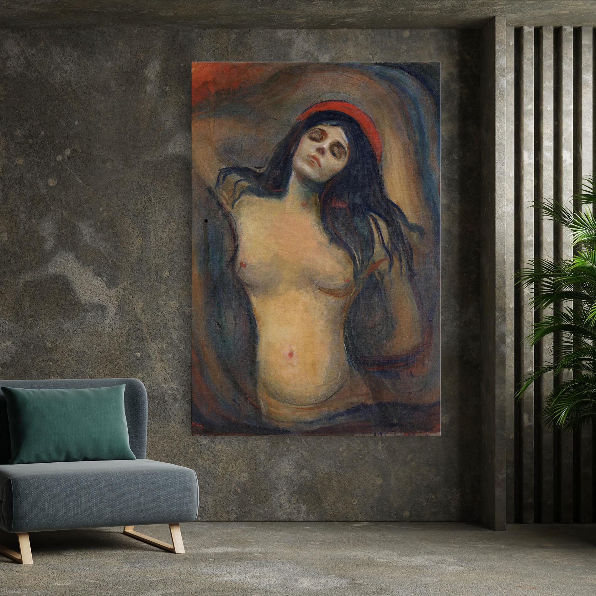 Tablou Canvas Madonna Oil Painting mockup 7