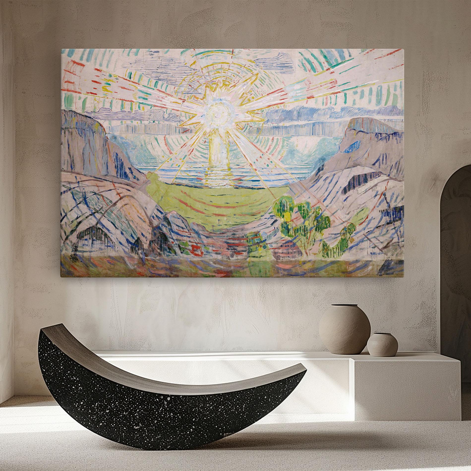Tablou Canvas The Sun Art mockup 8