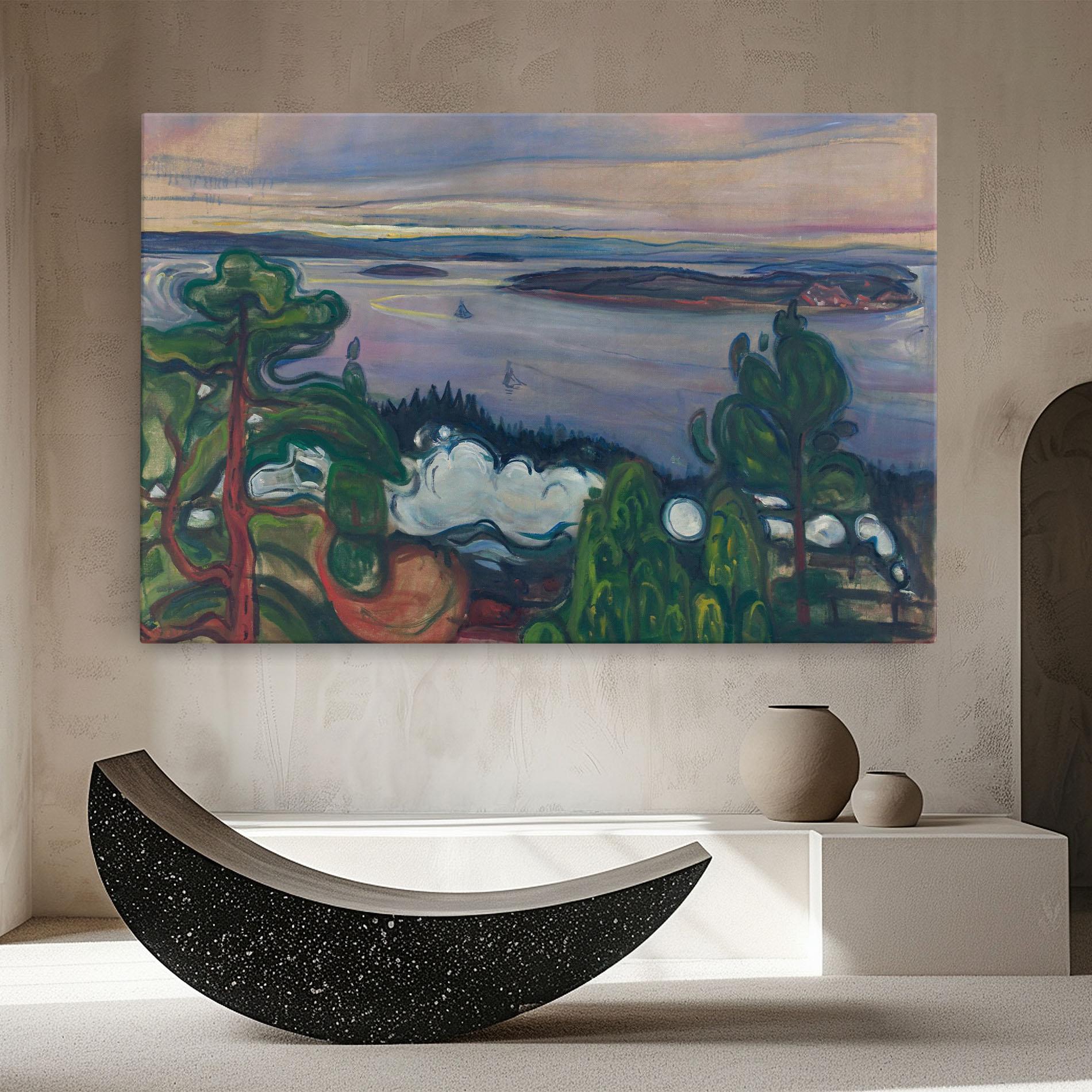 Tablou Canvas Train Smoke mockup 8