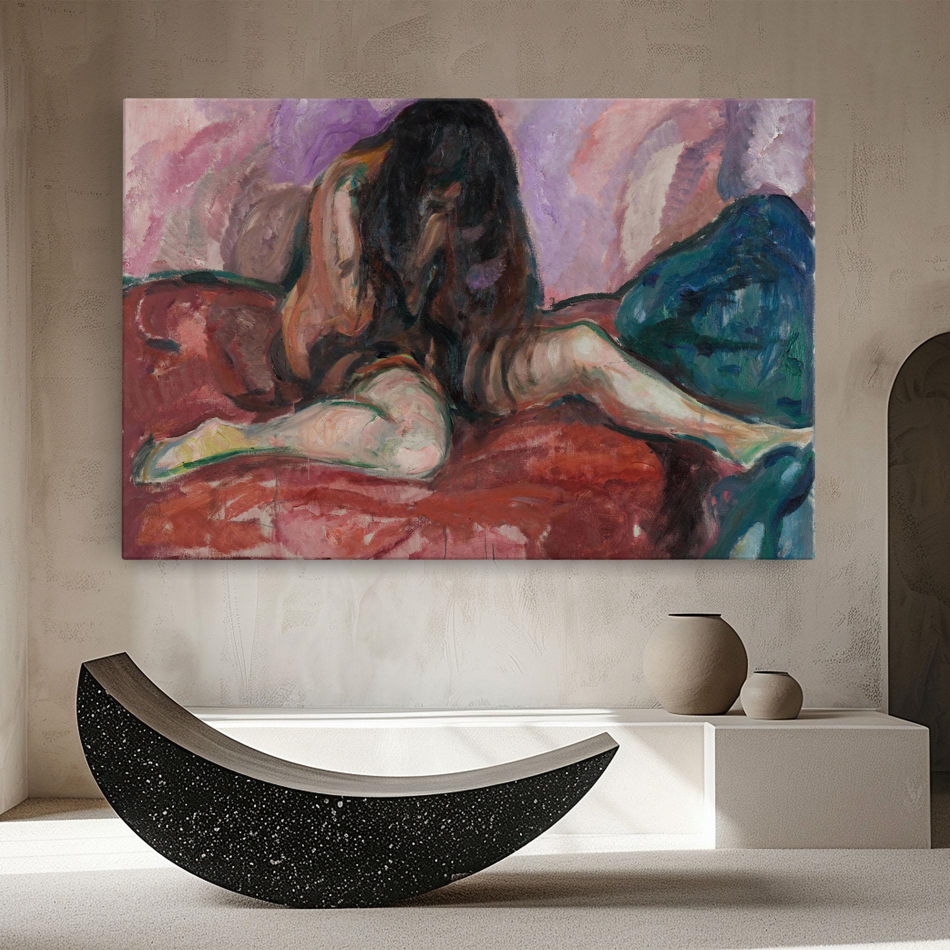 Tablou Canvas Weeping Nude mockup 8