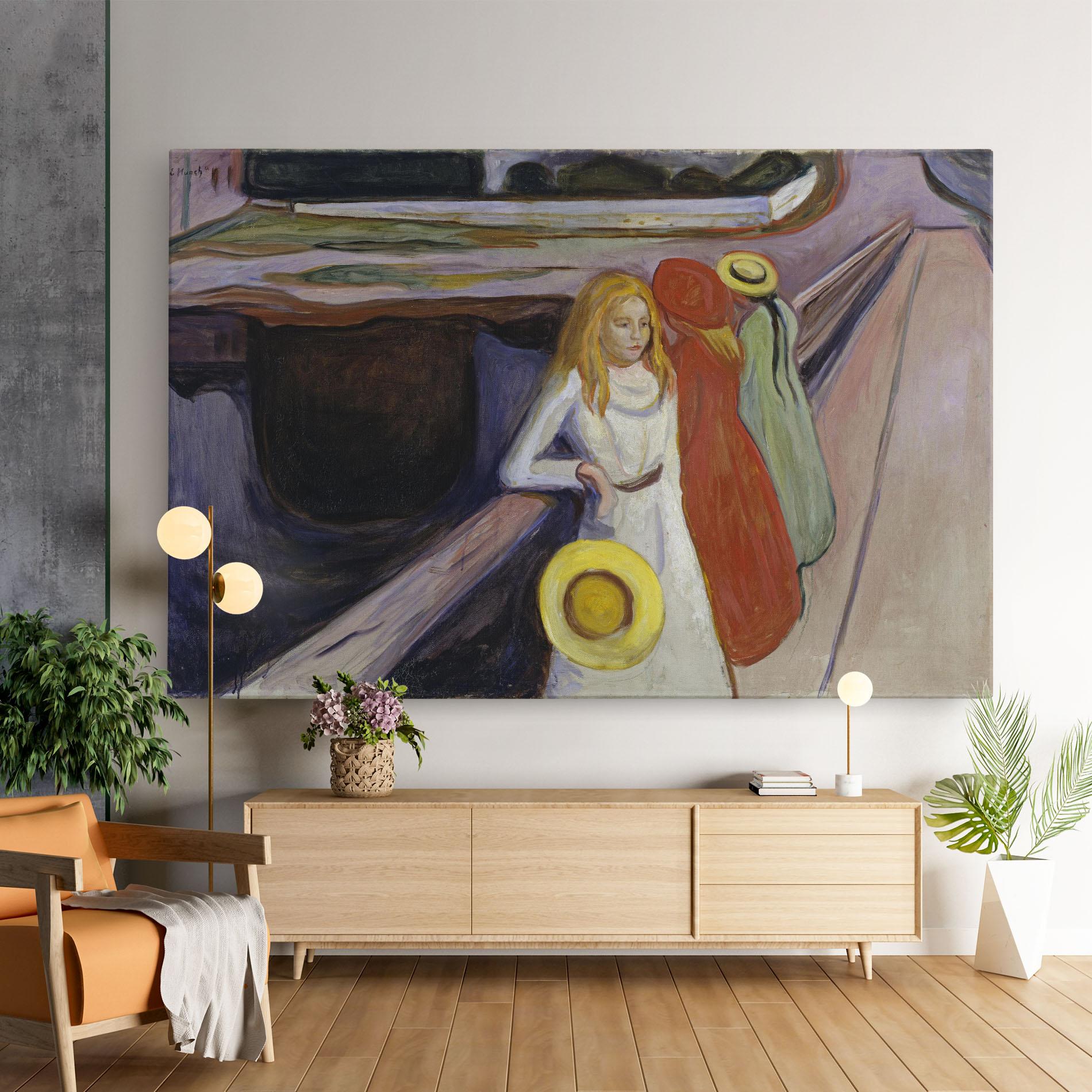 Tablou Canvas Bridge Girls mockup 9