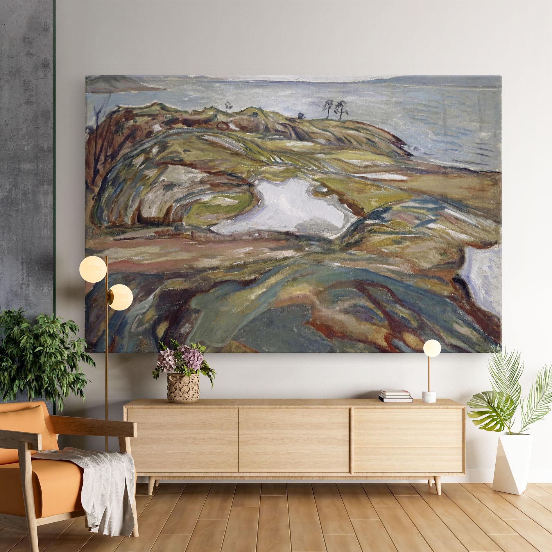 Tablou Canvas Coastal Landscape mockup 9