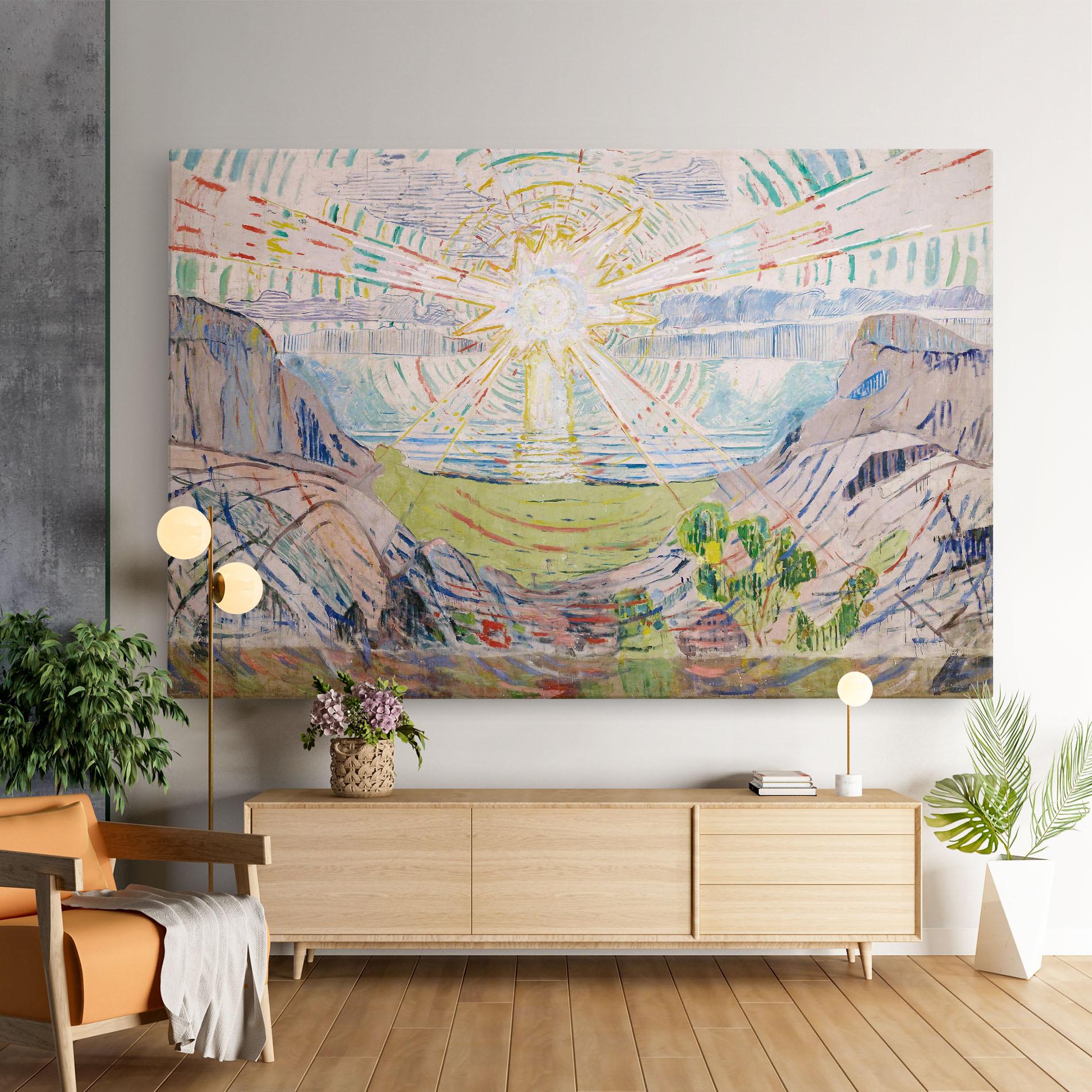 Tablou Canvas The Sun Art mockup 9