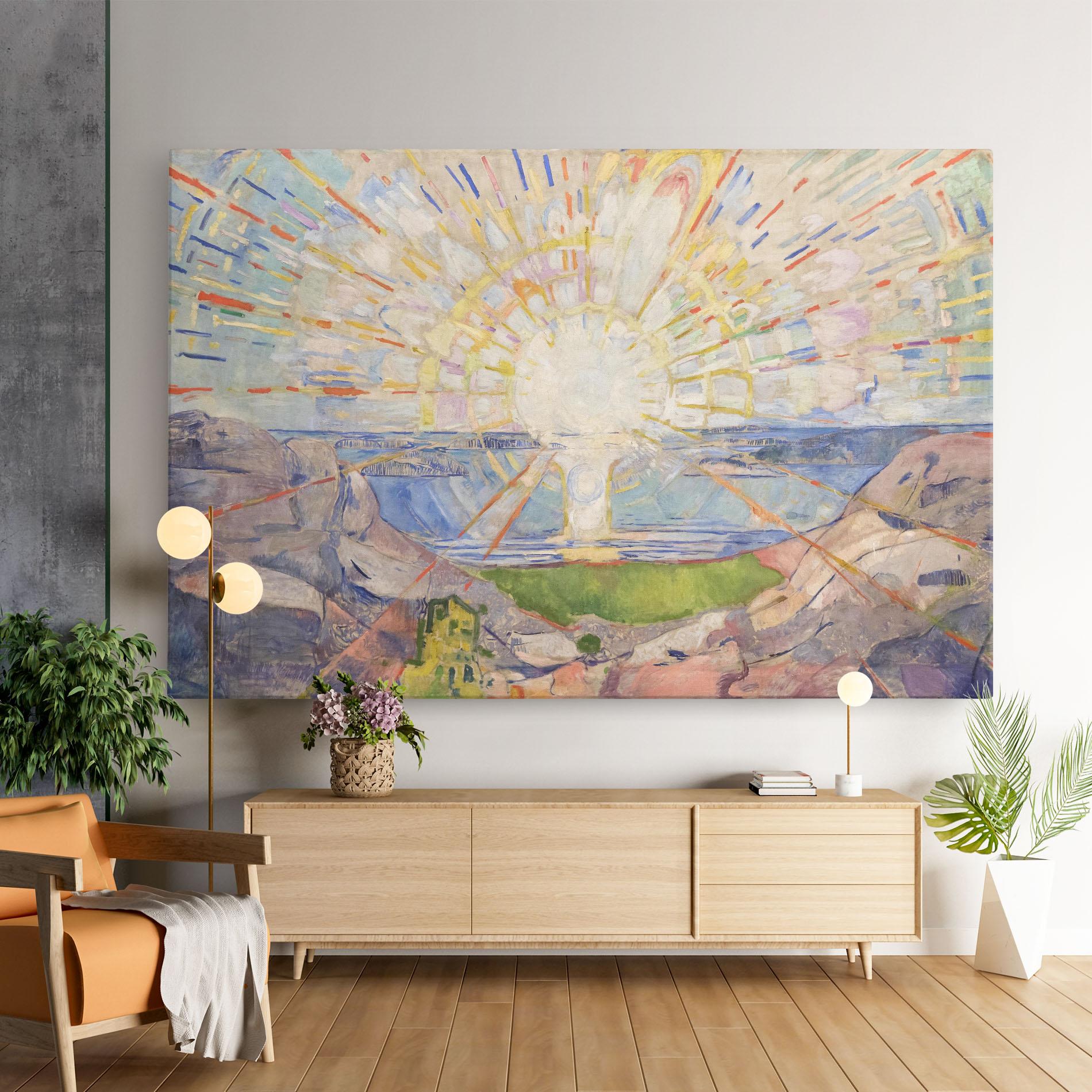 Tablou Canvas The Sun mockup 9