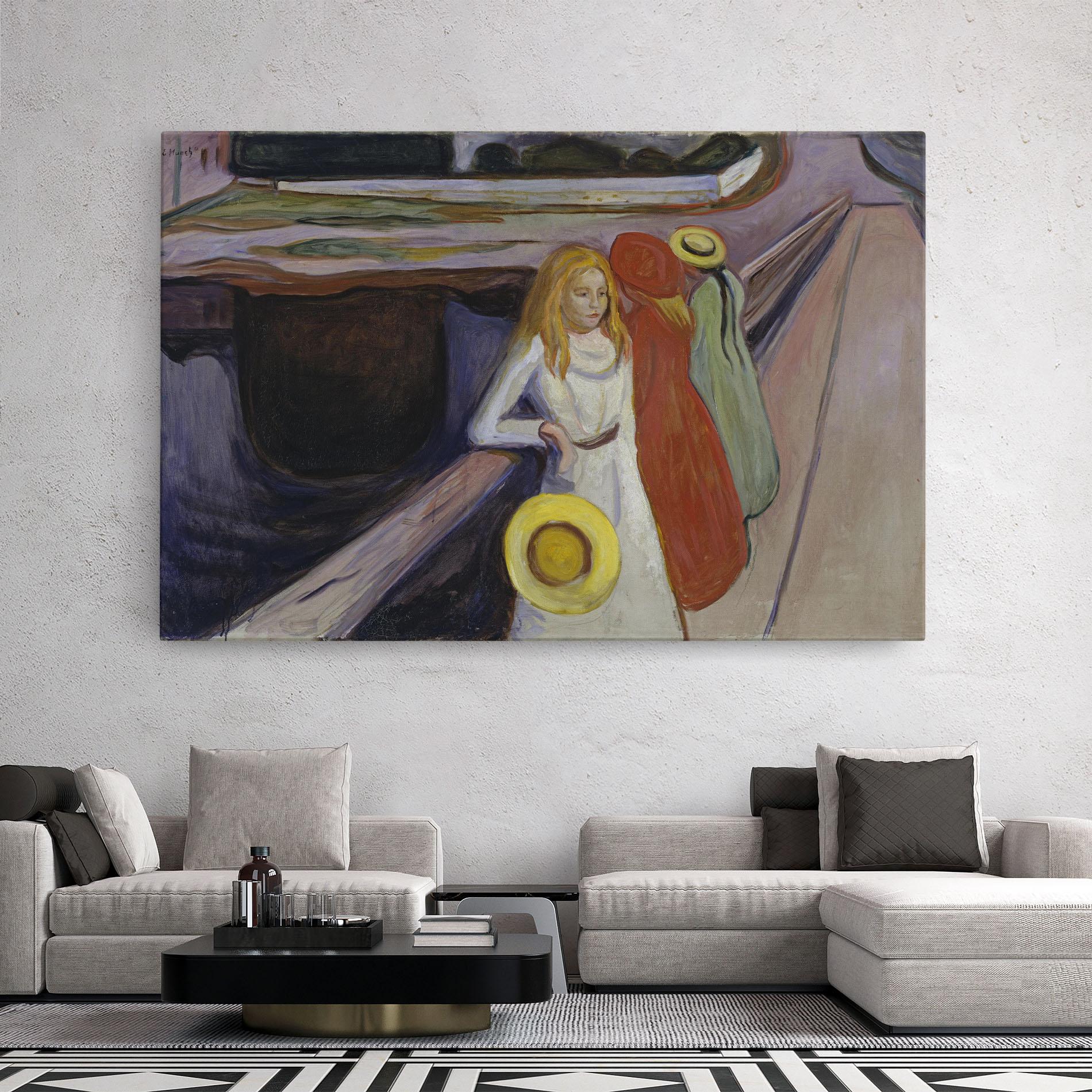 Tablou Canvas Bridge Girls mockup 2