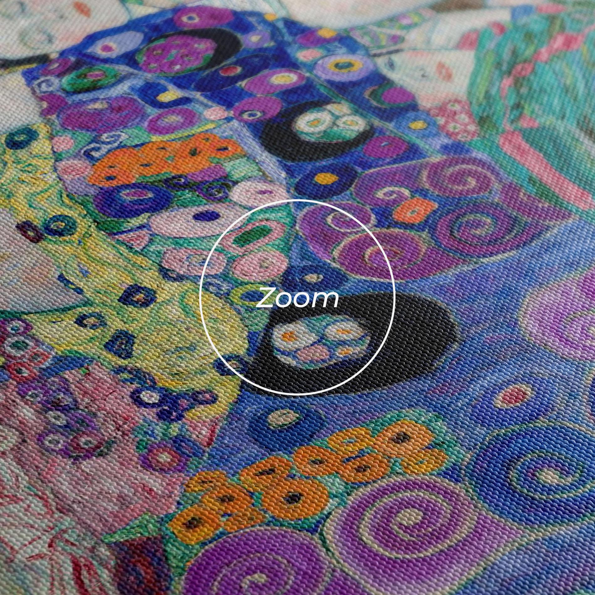 Tablou Canvas Klimt Die Jungfrau mockup 3