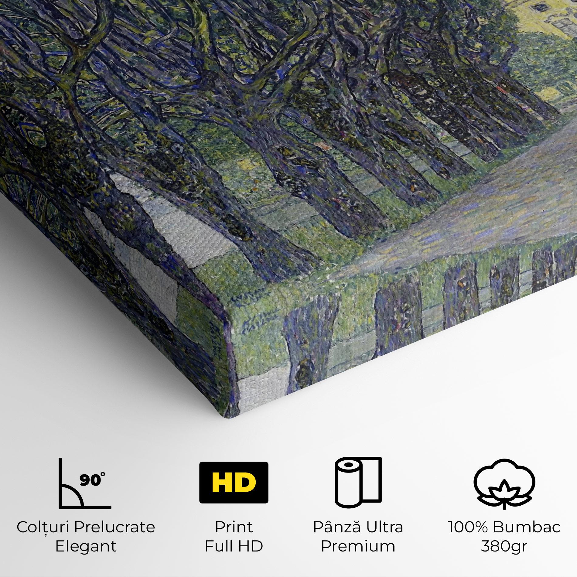 Tablou Canvas Allee At Schloss Kammer mockup 4