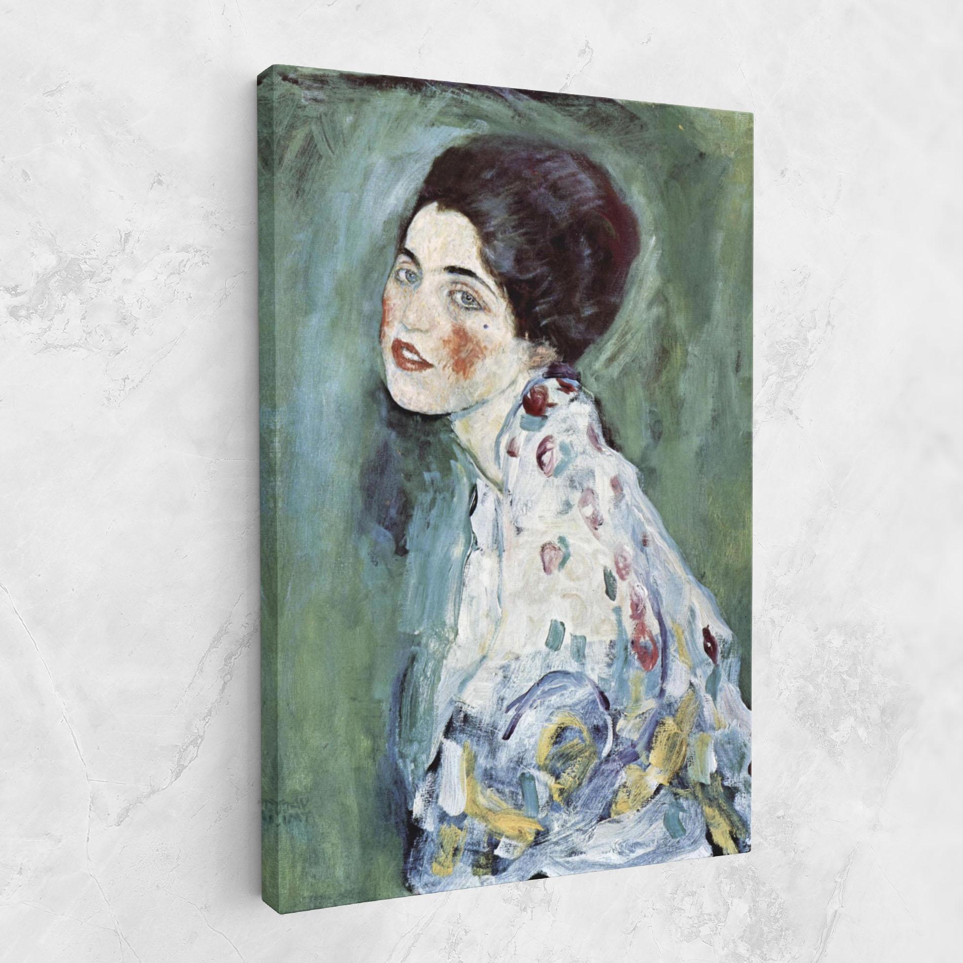 Tablou Canvas Portrat Einer Dame mockup 1