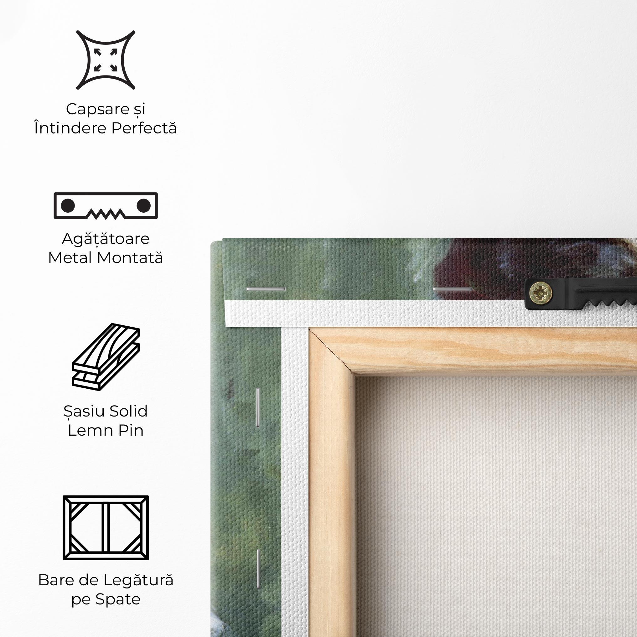 Tablou Canvas Portrat Einer Dame mockup 5