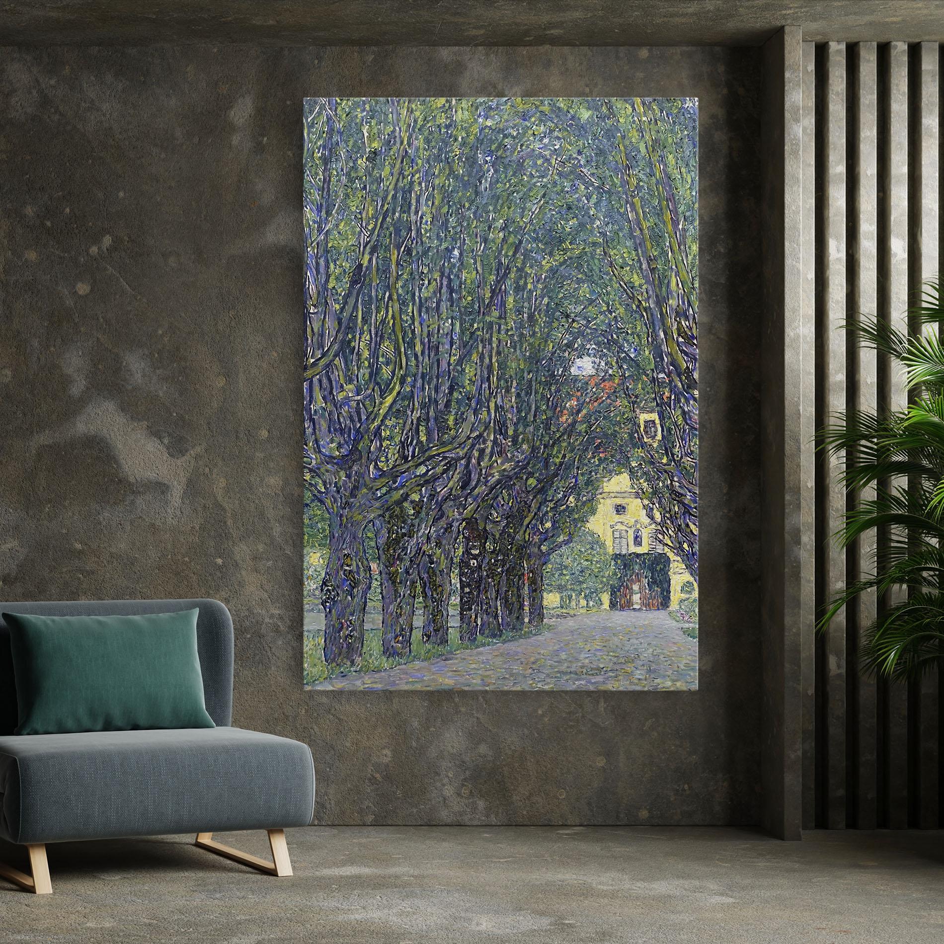 Tablou Canvas Allee At Schloss Kammer mockup 7