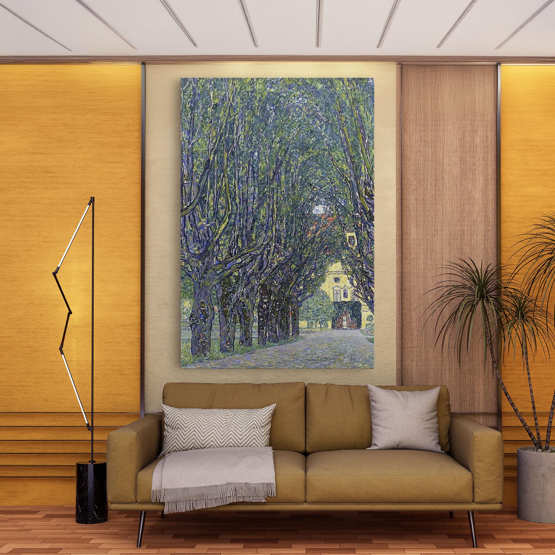 Tablou Canvas Allee At Schloss Kammer mockup 9