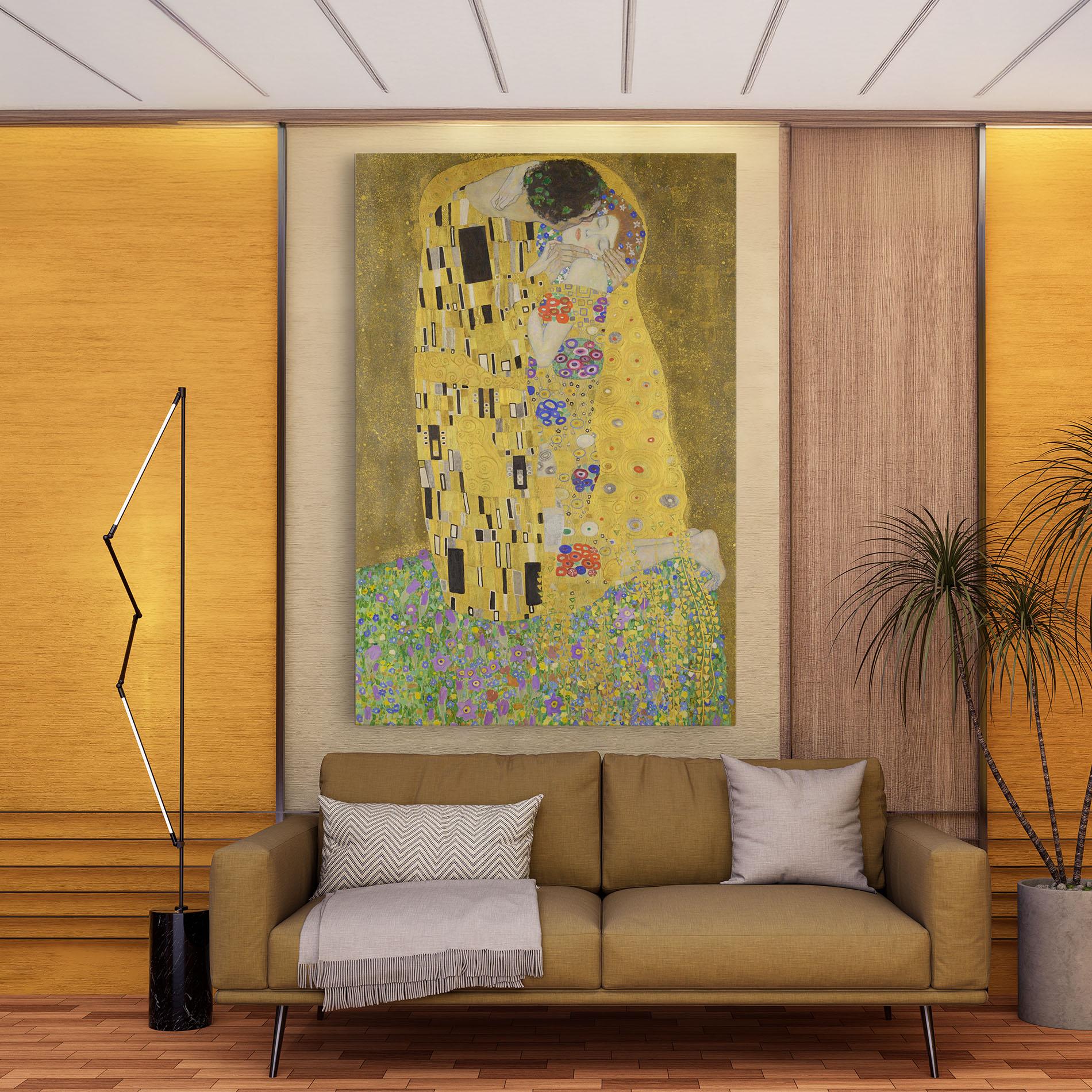 Tablou Canvas The Kiss mockup 9