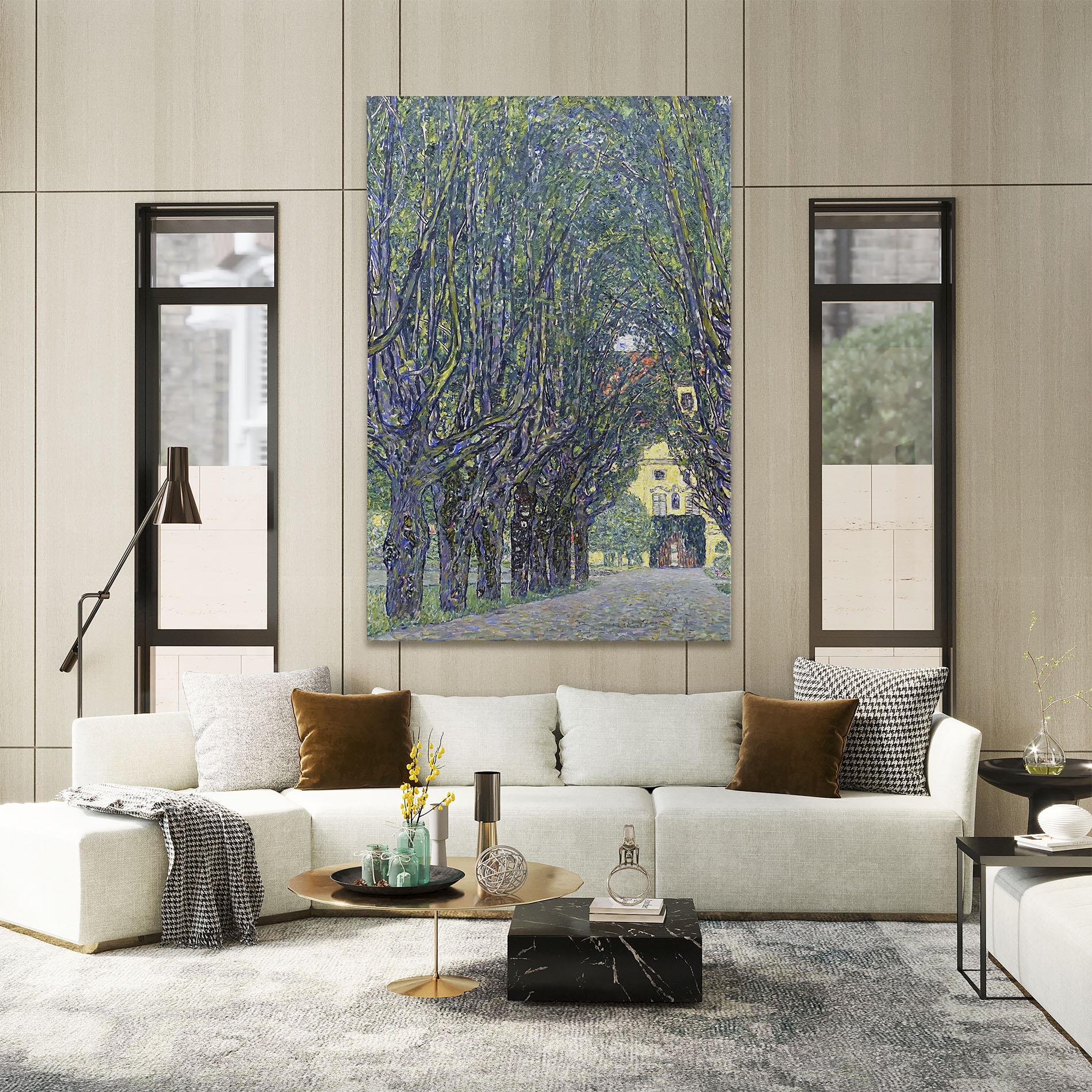 Tablou Canvas Allee At Schloss Kammer mockup 2