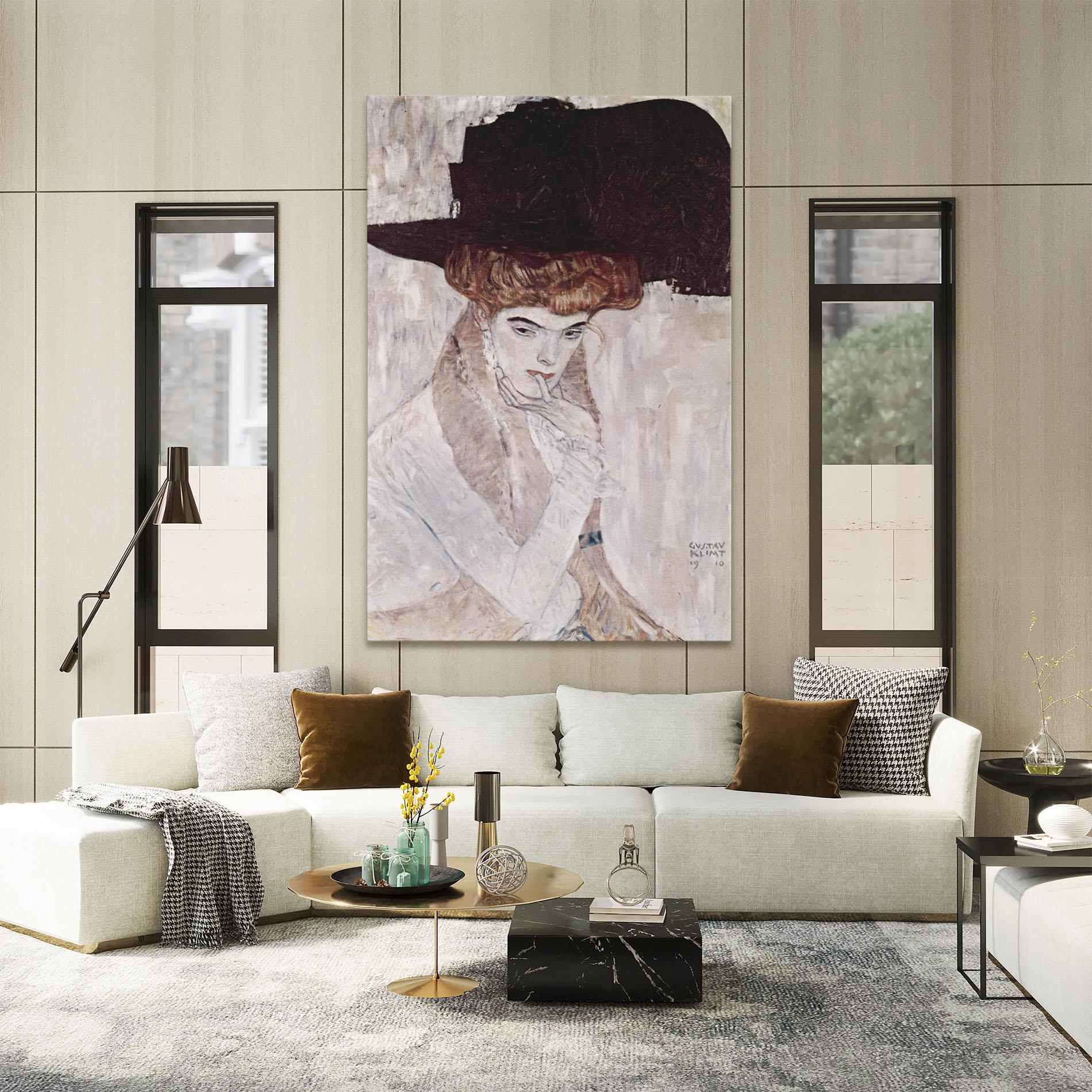 Tablou Canvas Klimt Woman mockup 2