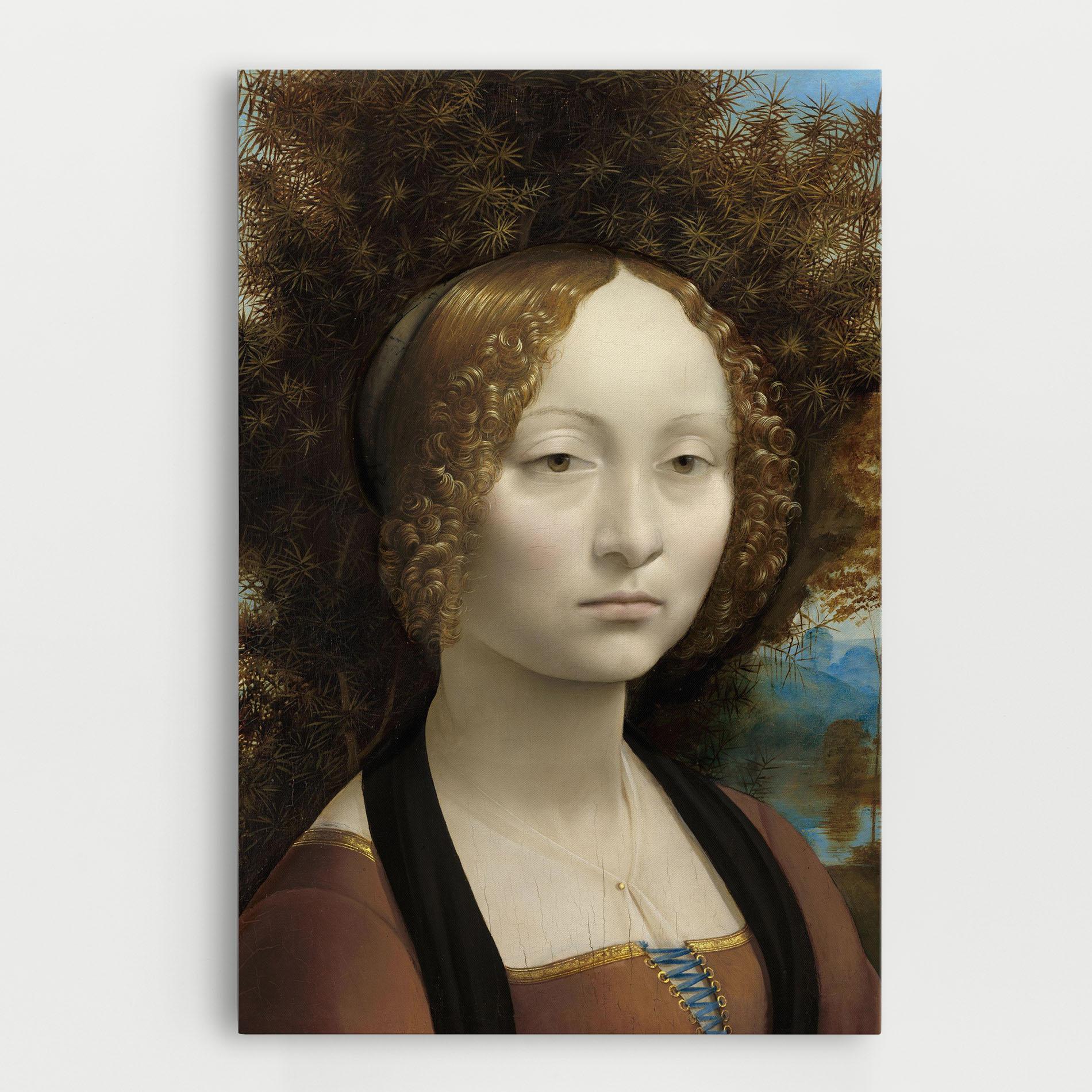 Tablou Canvas Leonardo Da Vinci Ginevra De Benci mockup 0