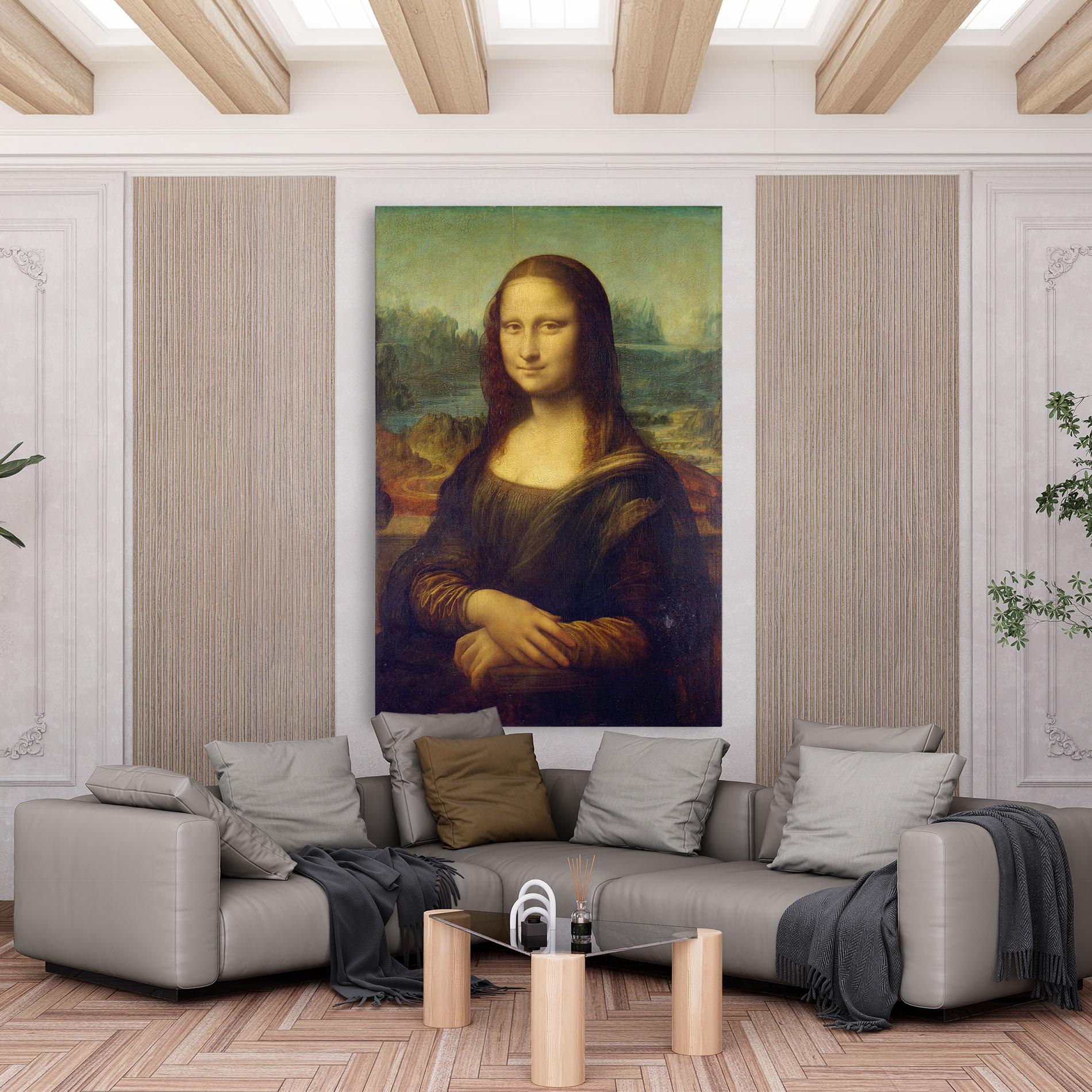 Tablou Canvas Gioconda By Leonardo Da Vinci mockup 6