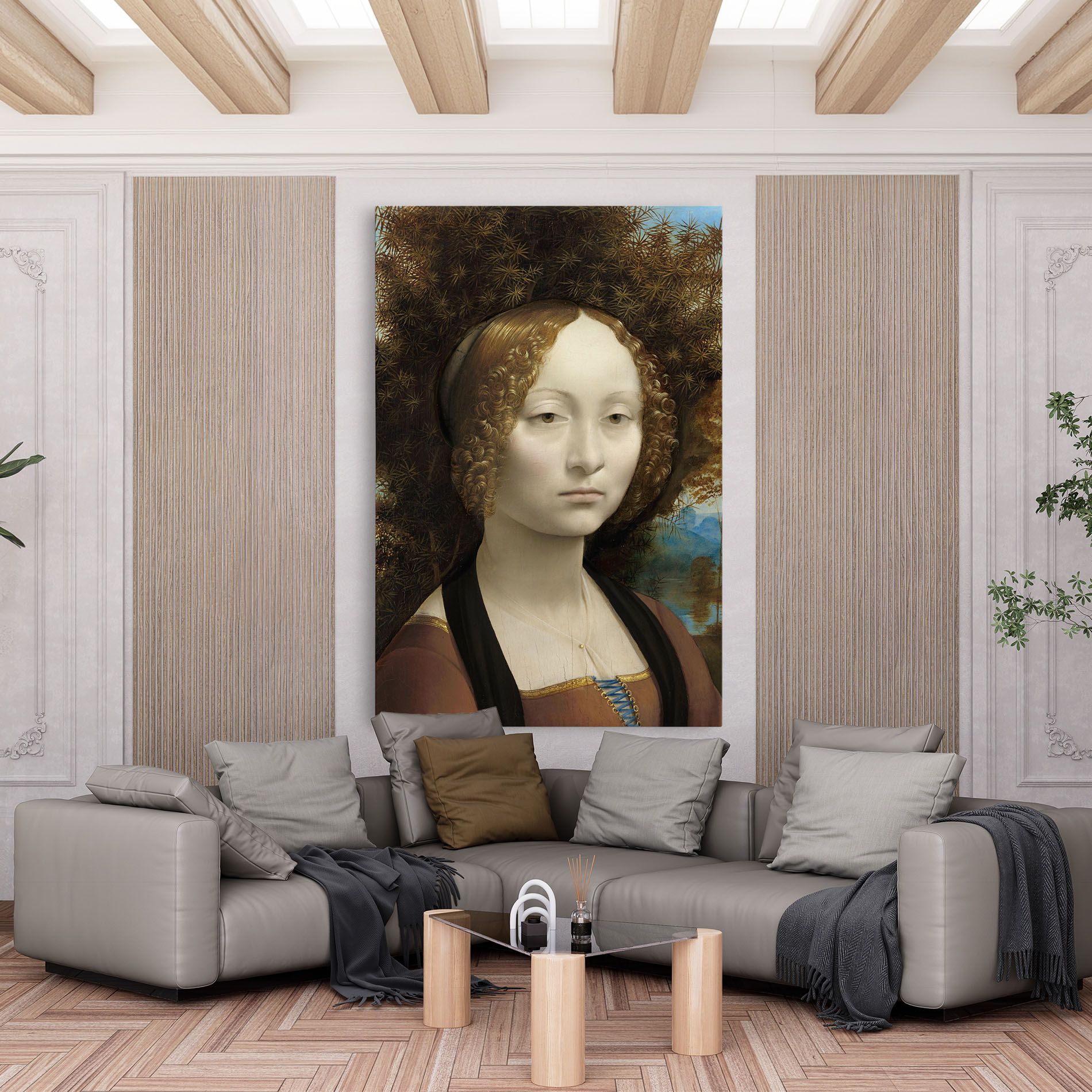 Leonardo Da Vinci Ginevra De Benci mockup 6