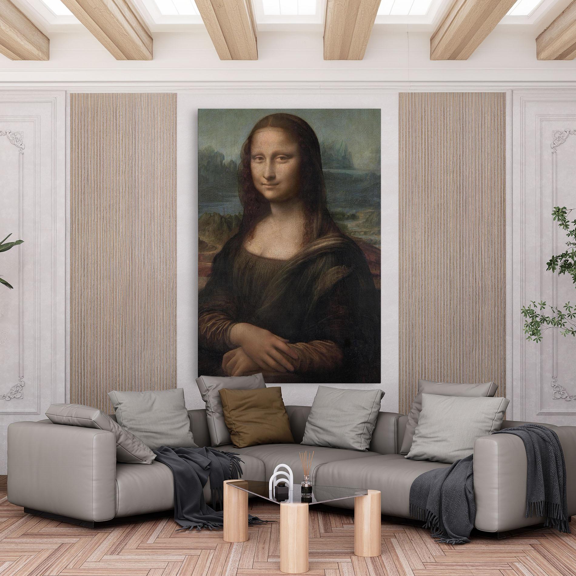 Tablou Canvas Mona Lisa By Leonardo Da Vinci mockup 6