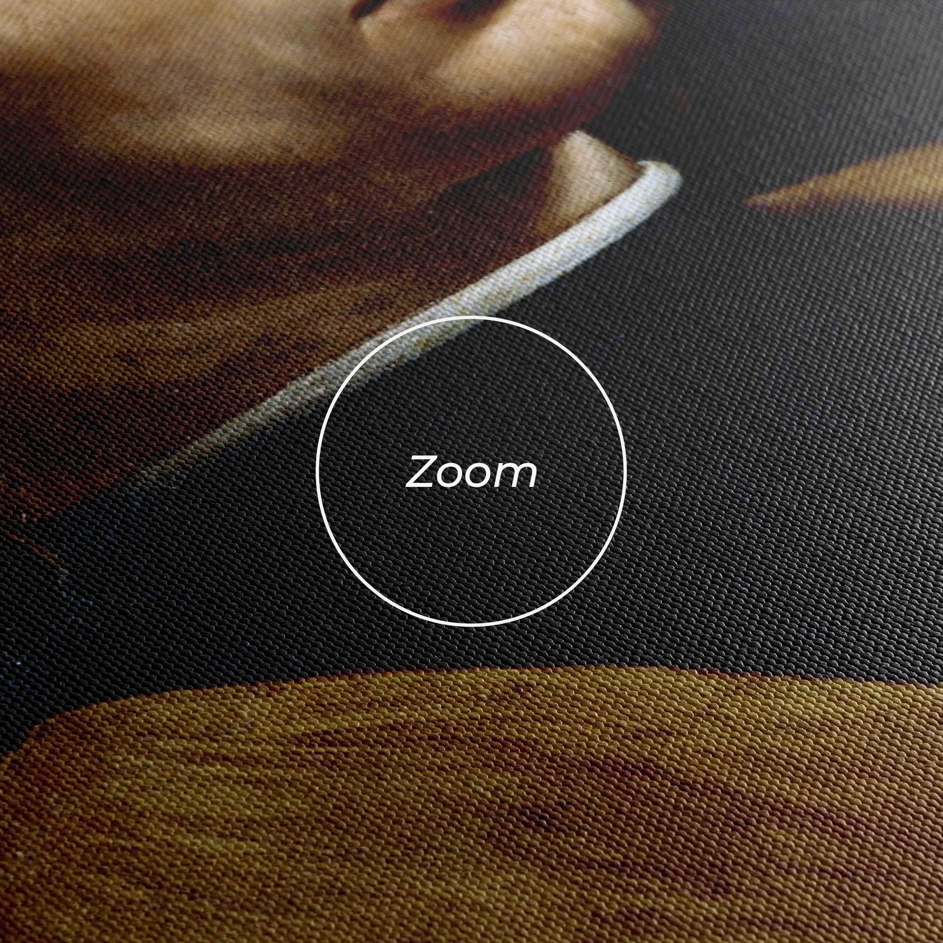 Tablou Canvas Leonardo Da Vinci's The Portrait Of A Musician mockup 3