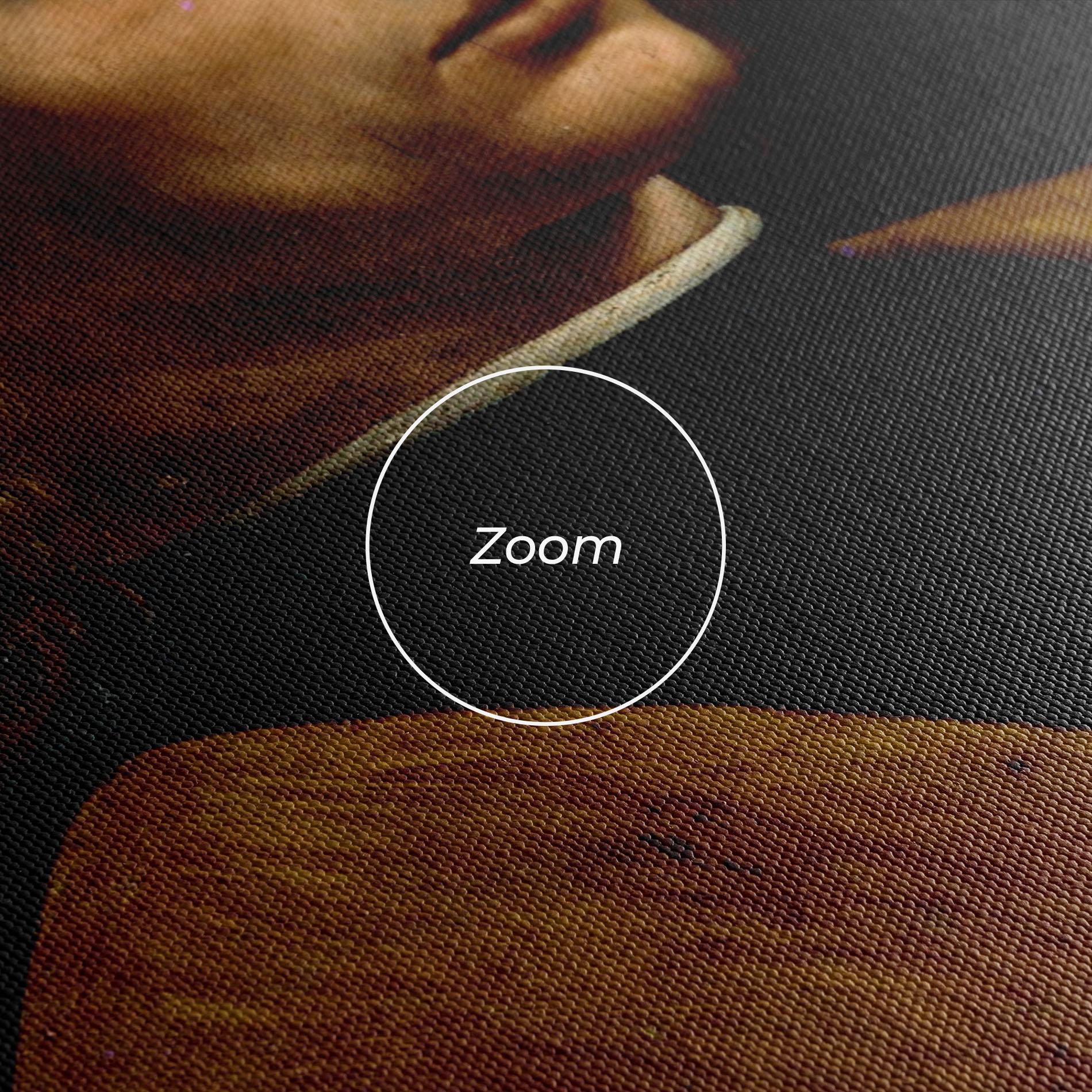 Tablou Canvas Leonardo Da Vinci Portrait Of A Musician Pinacoteca Ambrosiana mockup 3