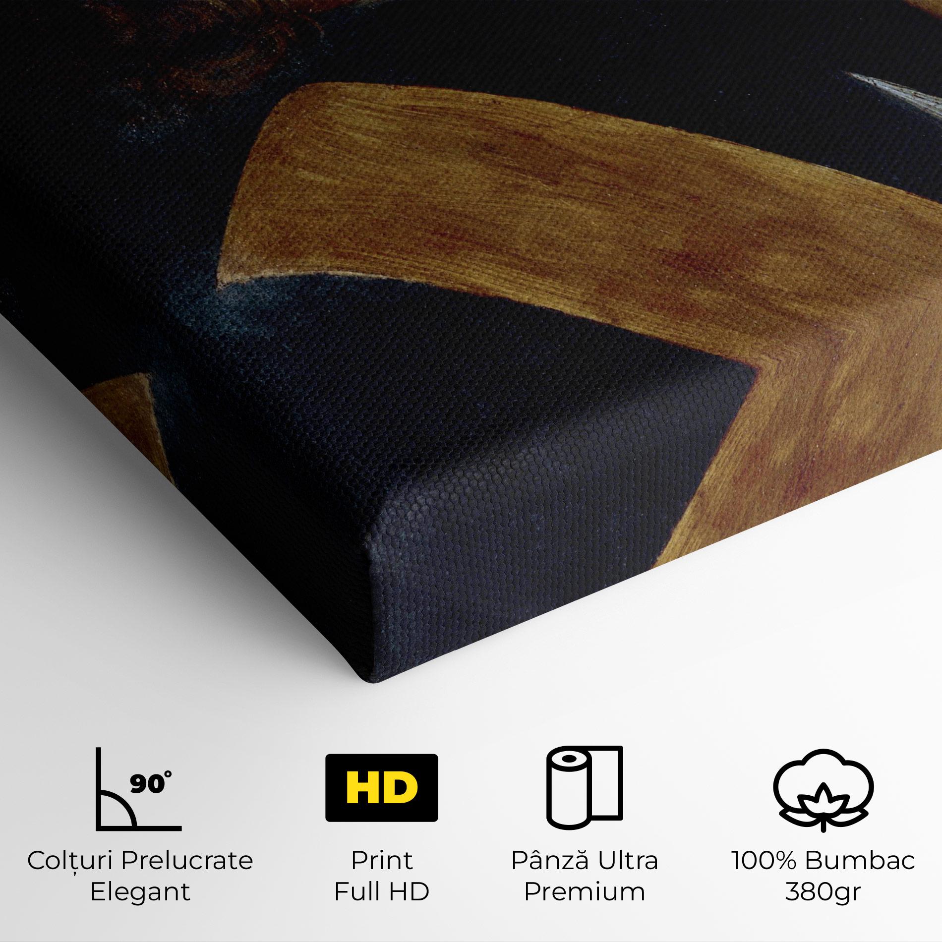 Tablou Canvas Leonardo Da Vinci's The Portrait Of A Musician mockup 4