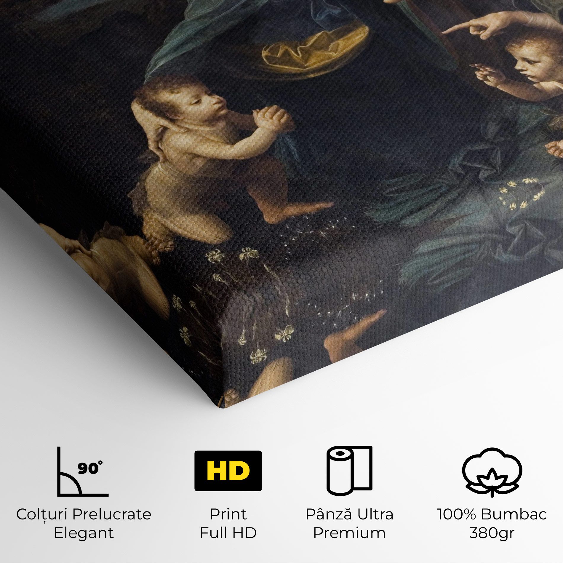 The Virgin Of The Rocks Leonardo Da Vinci mockup 4