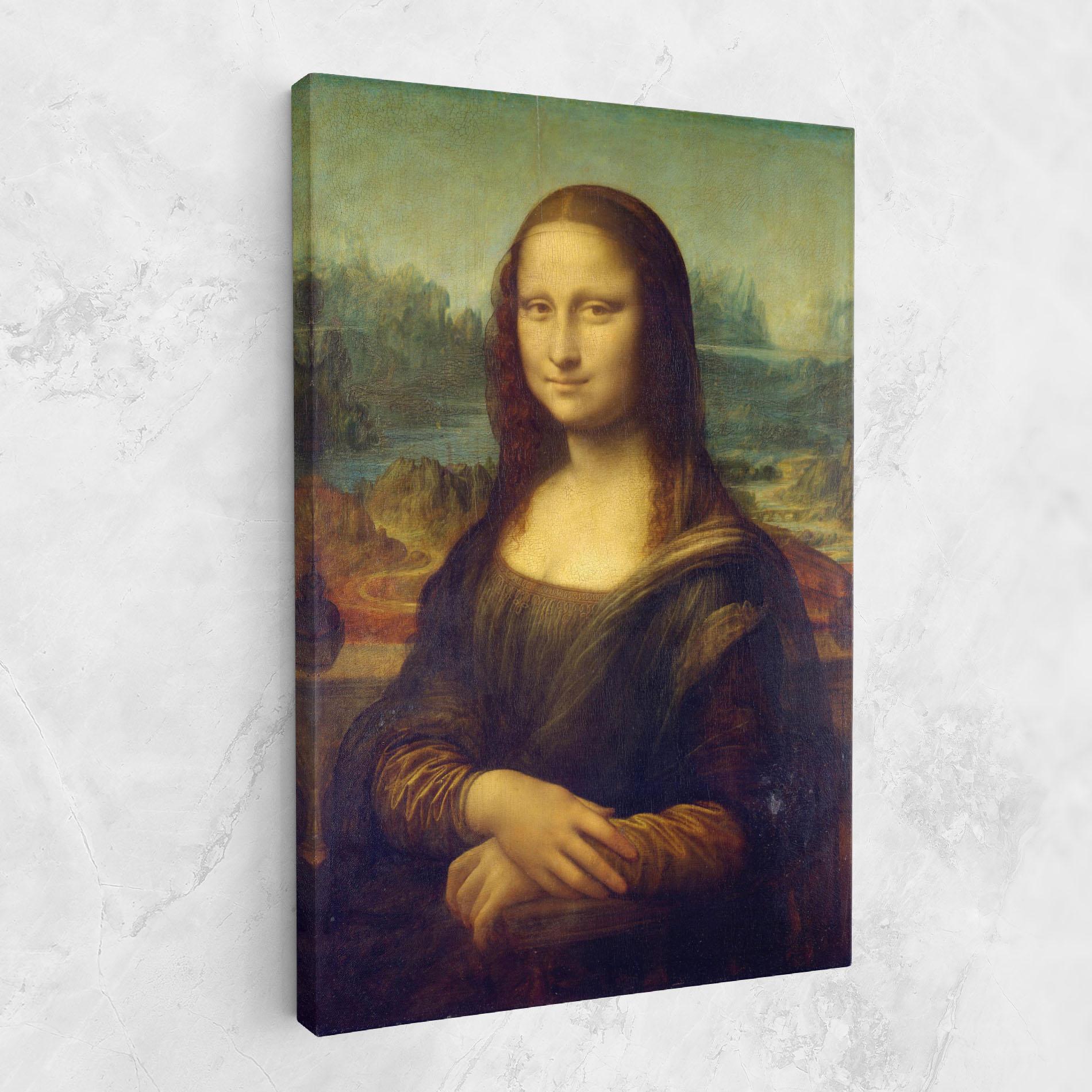 Tablou Canvas Gioconda By Leonardo Da Vinci mockup 1