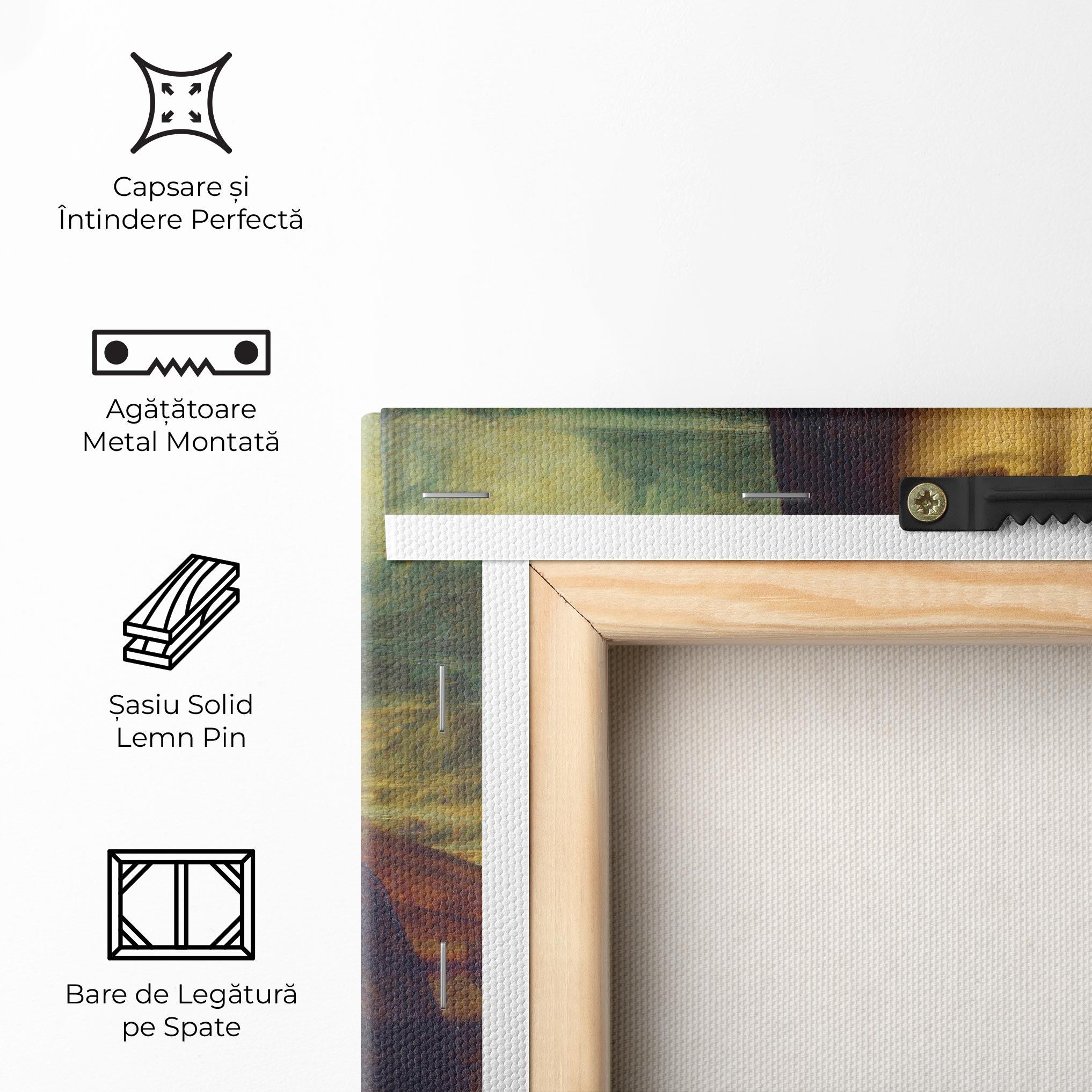 Tablou Canvas Gioconda By Leonardo Da Vinci mockup 5