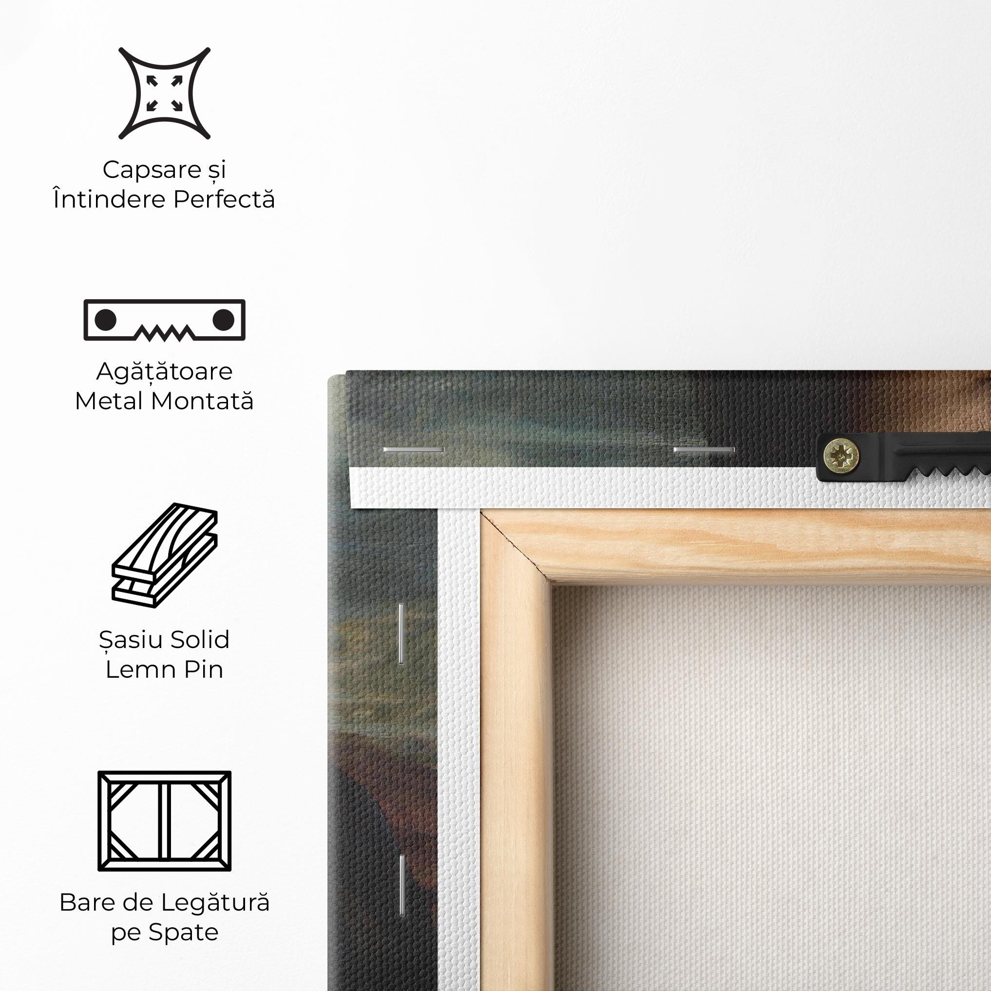 Tablou Canvas Mona Lisa By Leonardo Da Vinci mockup 5