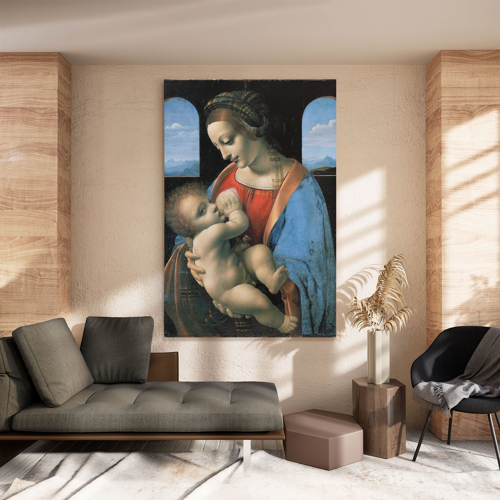 Leonardo Da Vinci Attributed Madonna Litta mockup 8