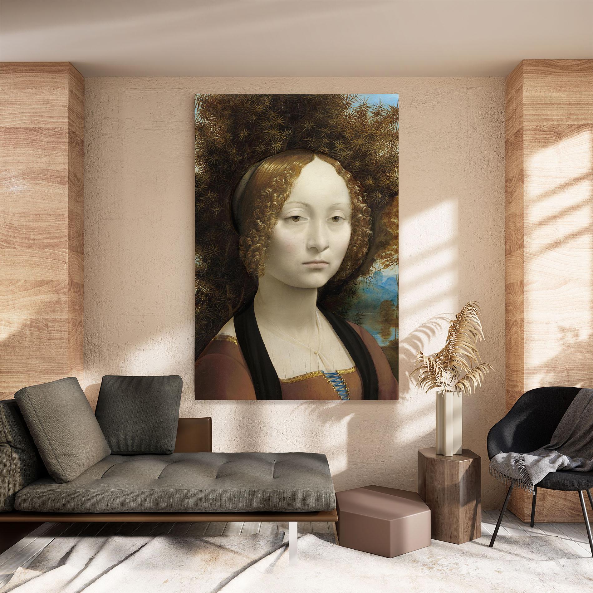 Tablou Canvas Leonardo Da Vinci Ginevra De Benci mockup 8